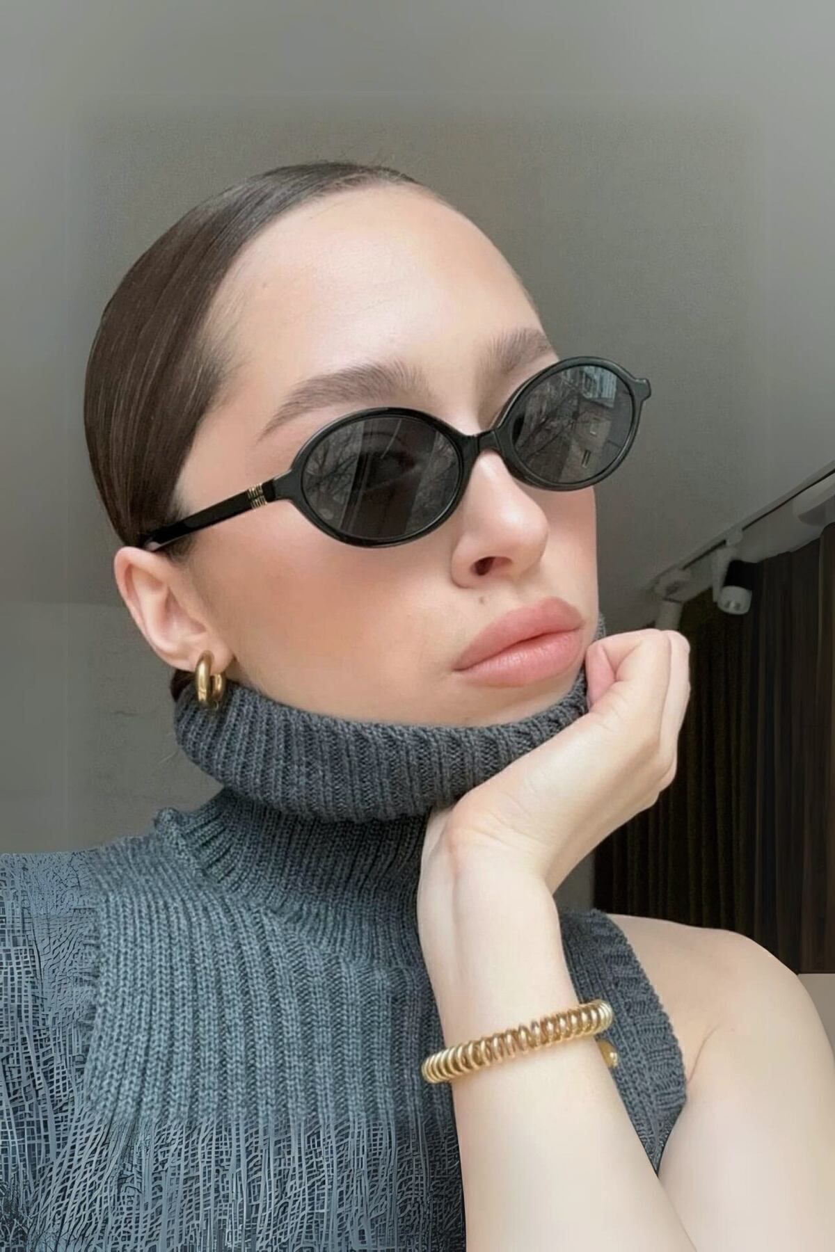 COOLANDBETTER MİUX GÜNEŞ GÖZLÜĞÜ OVAL 2024 YENİ SEZON POPÜLER uv400 / REN EYEWEAR