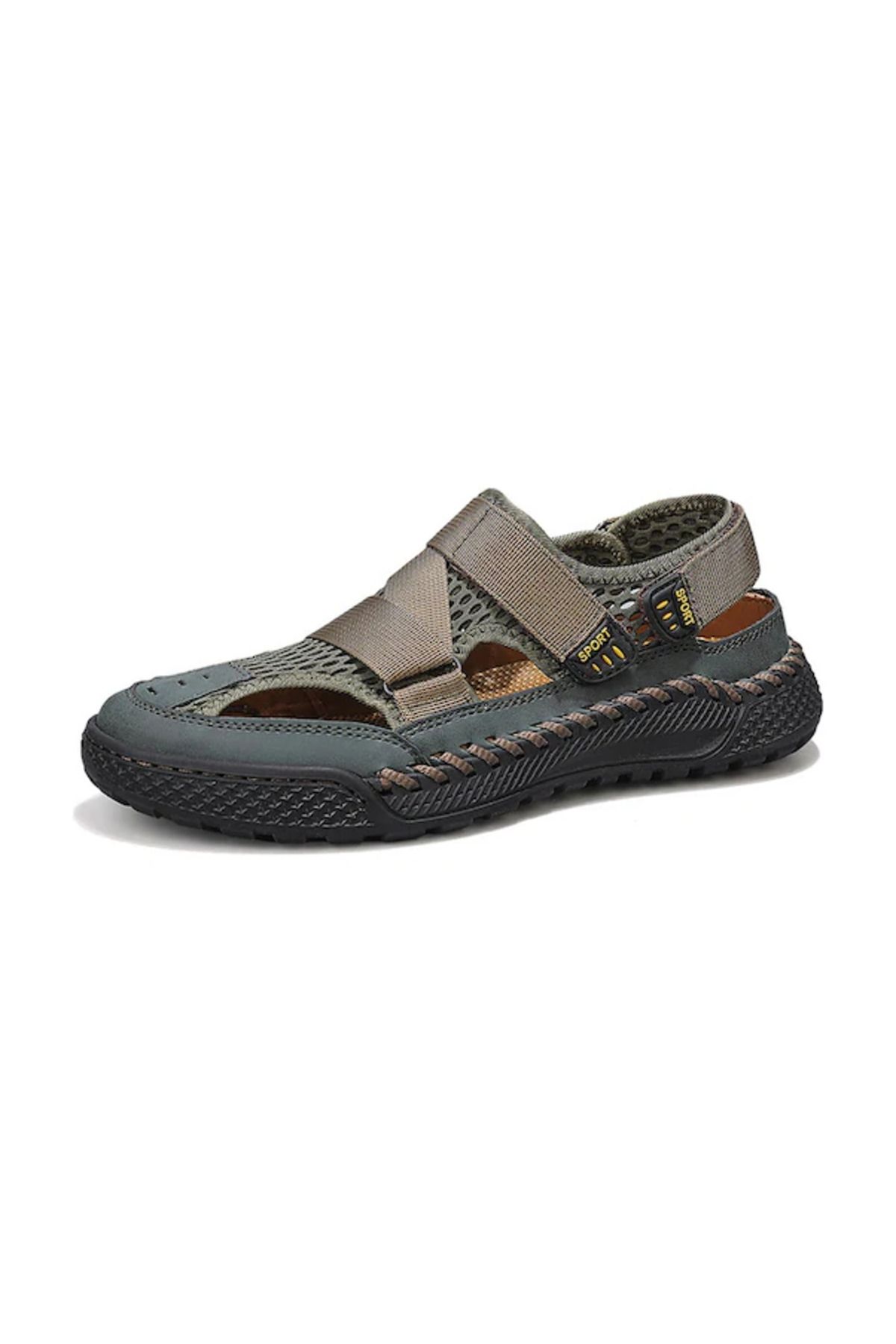 AyShop Erkek Günlük Rahat Nefes Alır File Sandalet