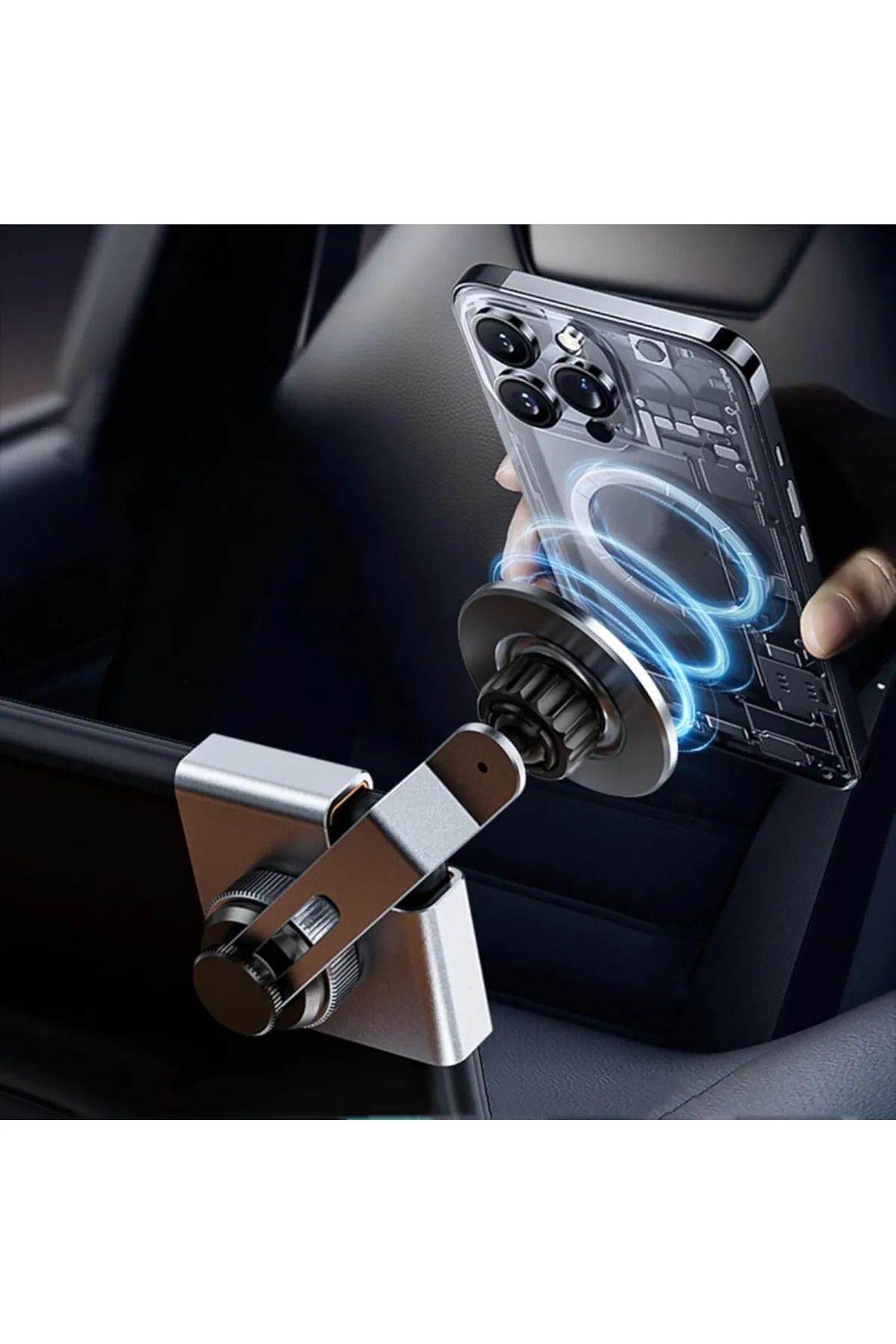 OBRAX Manyetik Telefon Tutucu, Tesla Model 360° ayarlanabilir