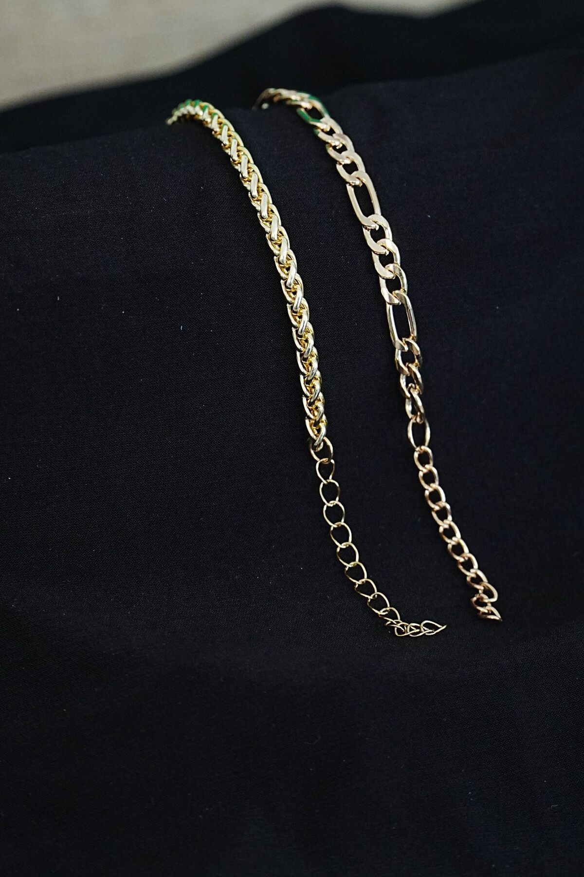Lisinya-Gold Color Şavin & Twist Combination Unisex Bracelet Set 4