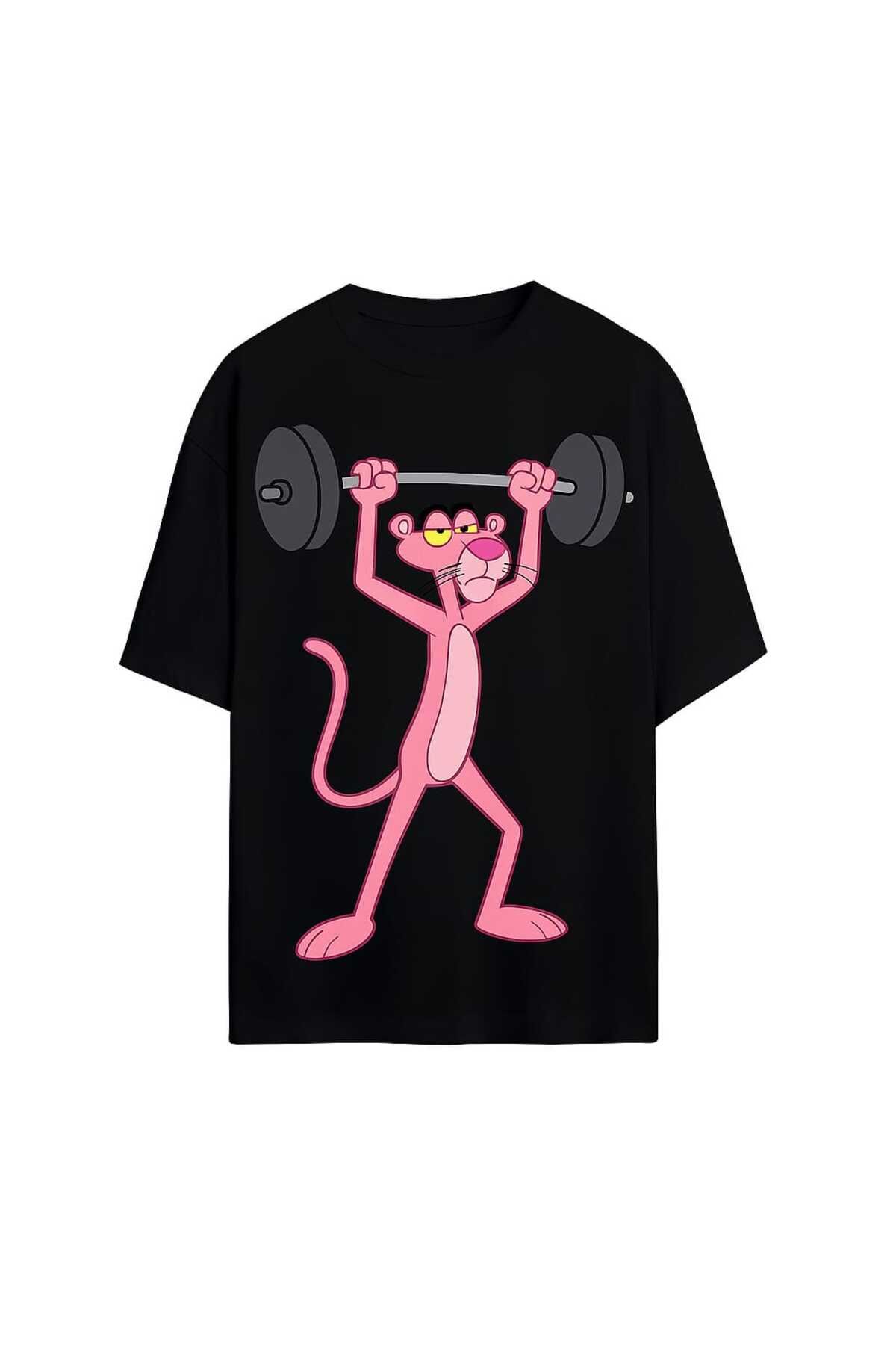 MAGORS KGraffTee Unisex %100 Organik Pamuk Relaxed Fit Yuvarlak Yakalı Karakter Baskılı Beyaz T-shirt
