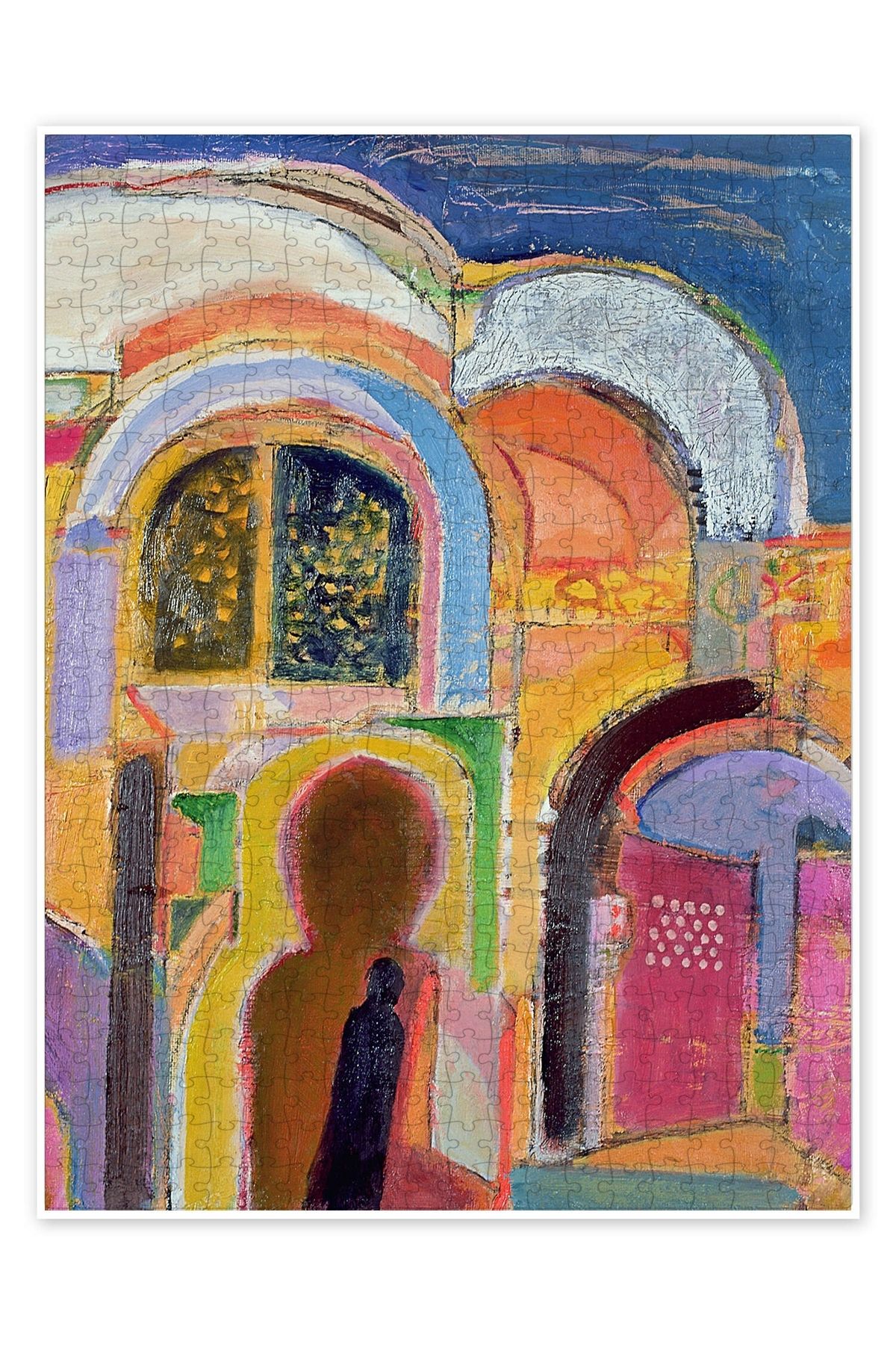 Jeronkarji Fas II, 2005 500 Parça Puzzle Yapboz Bohem Soyut Sanat Temalı