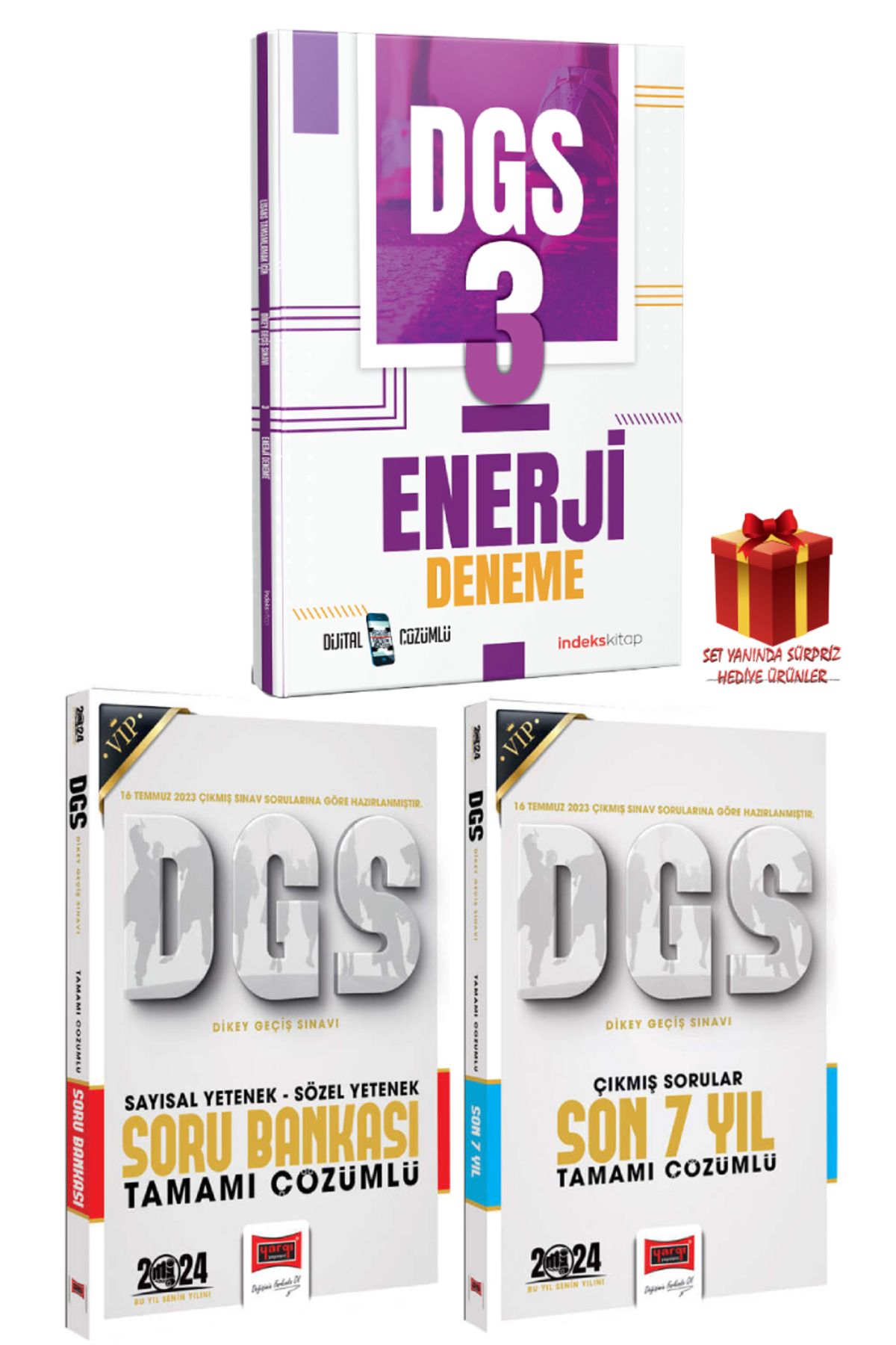 İndeks Akademi 2025 İndeks Akademi DGS Deneme+Yargı DGS Soru Bankası+DGS Son 7 Yıl+Hediye