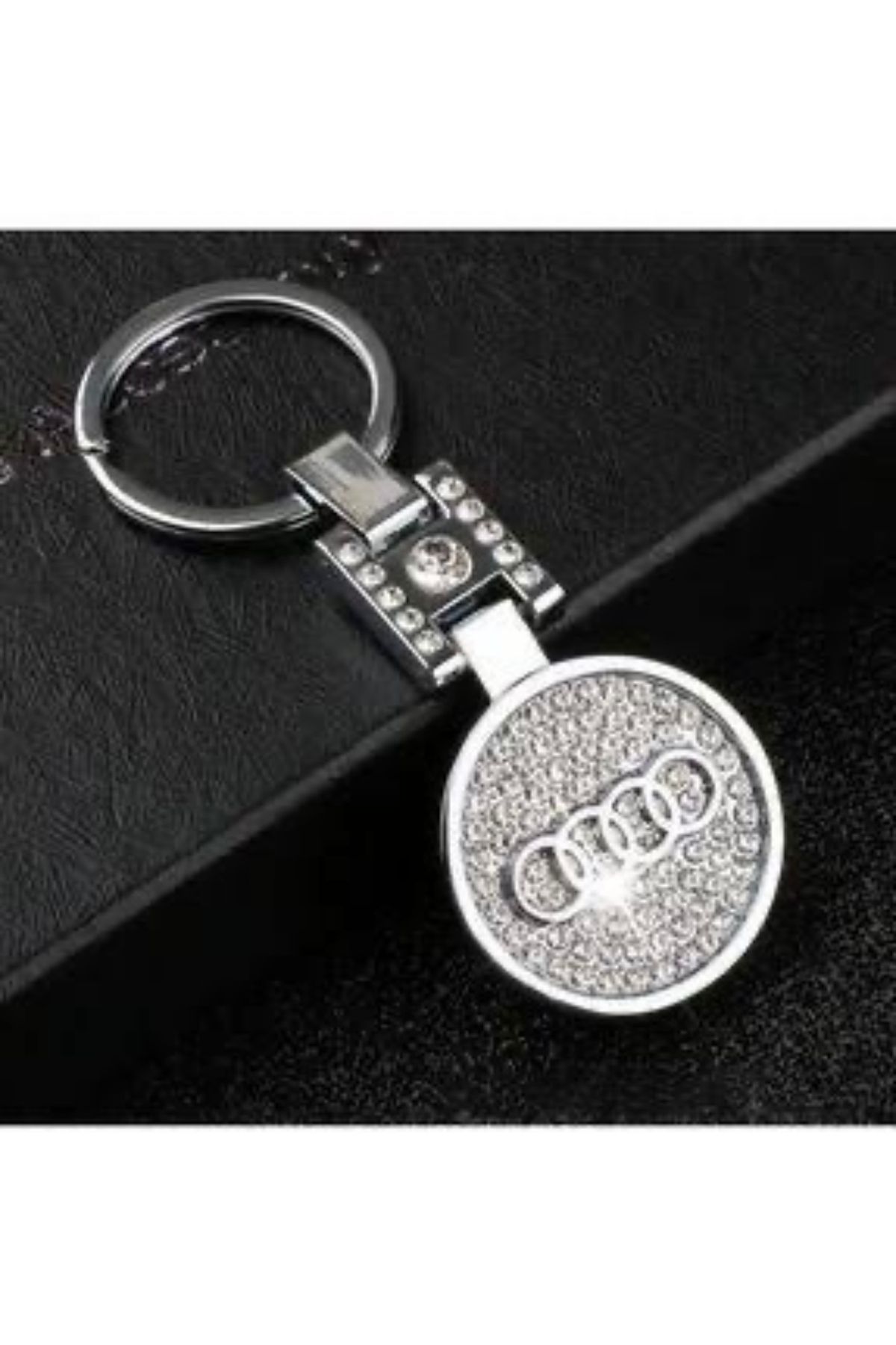 ÇELİKSİLVERTAKI Audi Taşlı Premium Anahtarlık