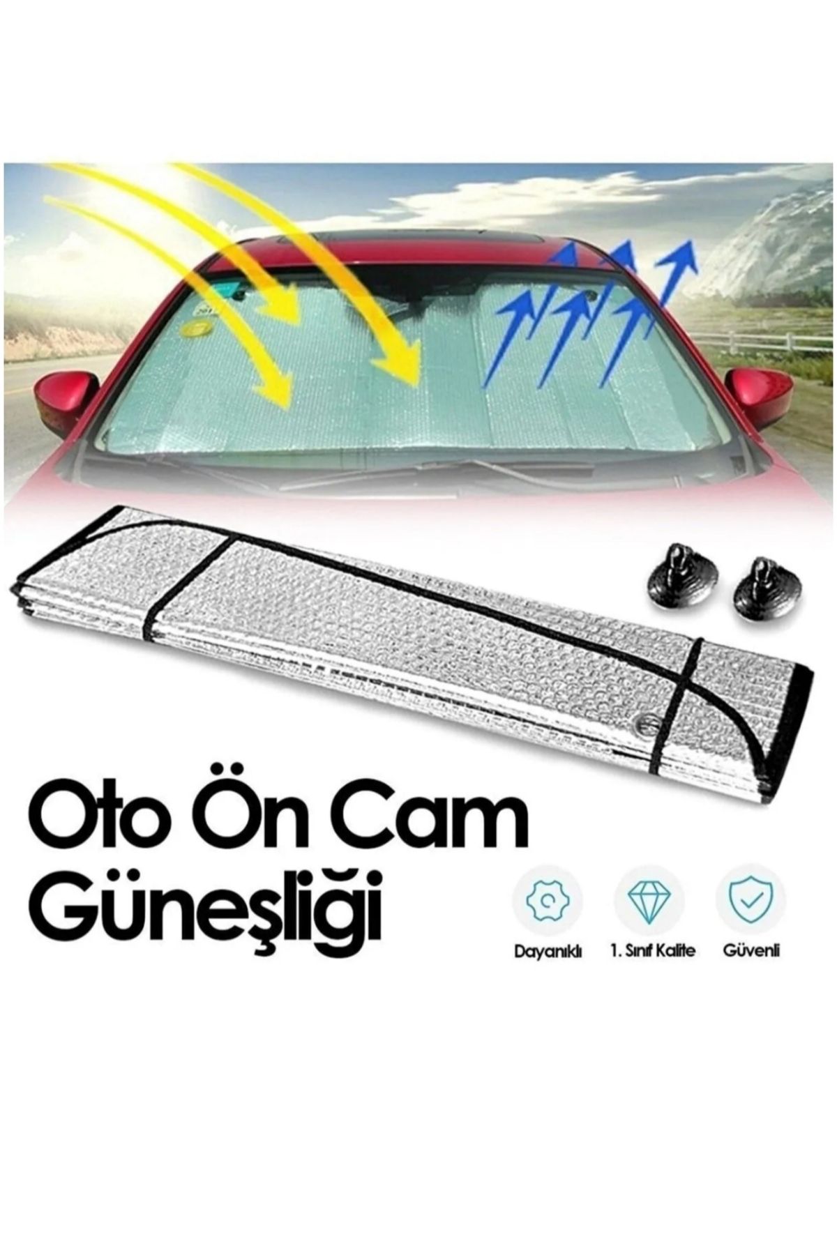 ZHLHOME Oto Ön Cam Güneşliği Oto Araba Güneş Koruyucu