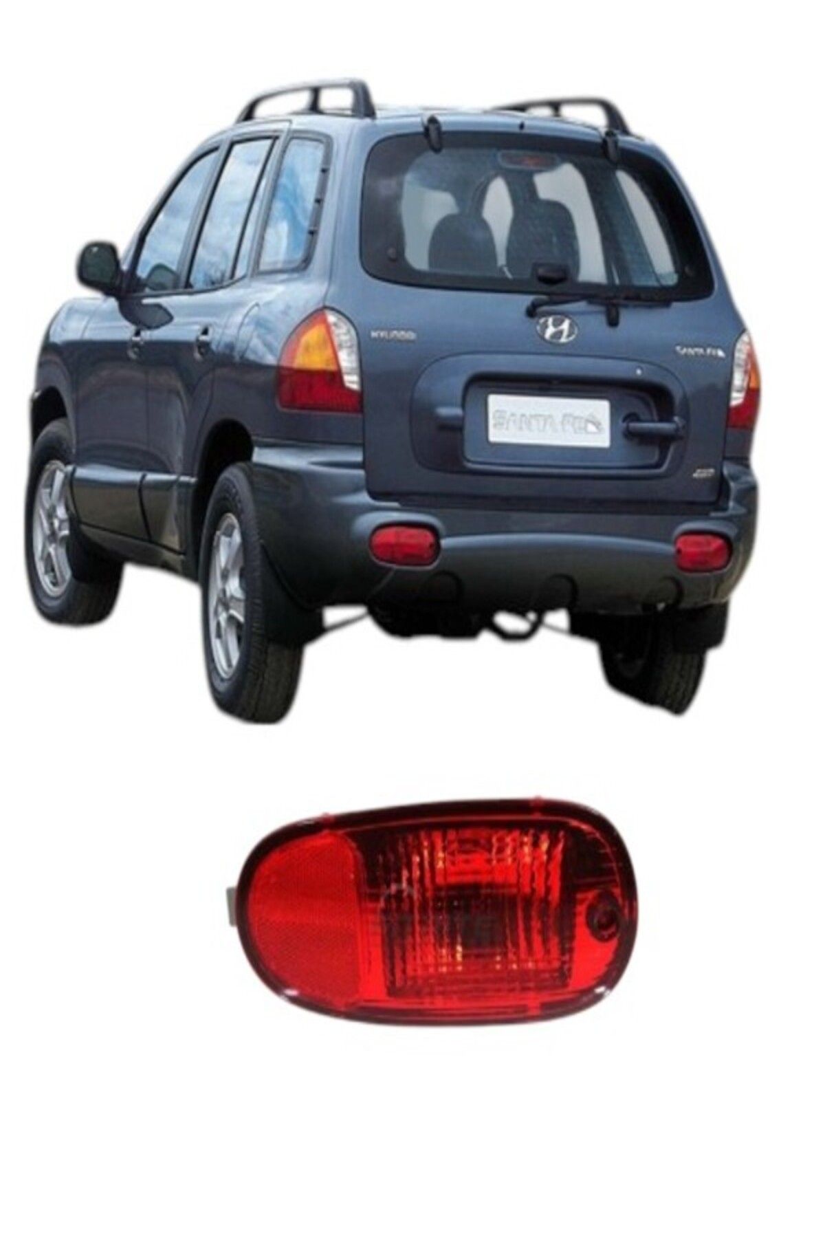 Depo HYUNDAI SANTAFE 01-04 SOL REFLEKTÖR ARKA (321-4001L)