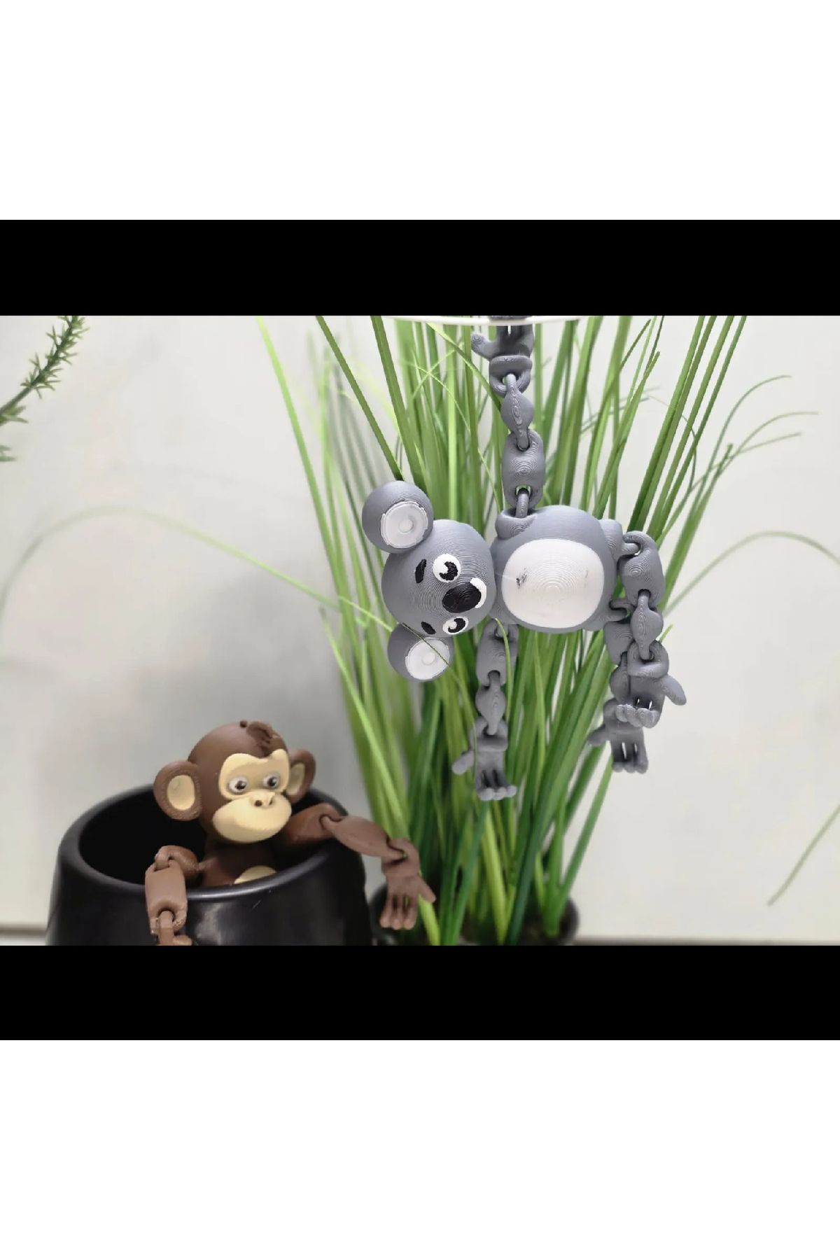 Wuun Store HAREKETLİ 3D KOALA HAYVAN OYUNCAK FİGÜRÜ 13x15