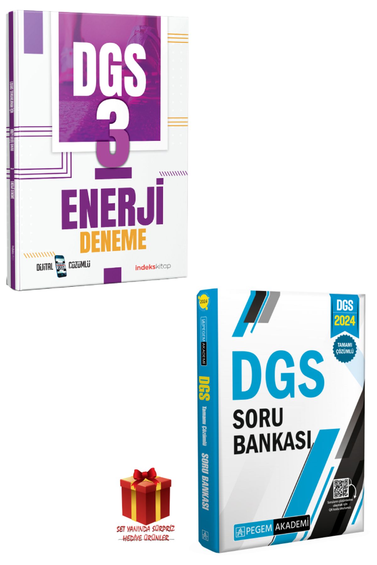 İndeks Akademi 2025 İndeks Akademi DGS Deneme+Pegem DGS Soru Bankası+Hediye