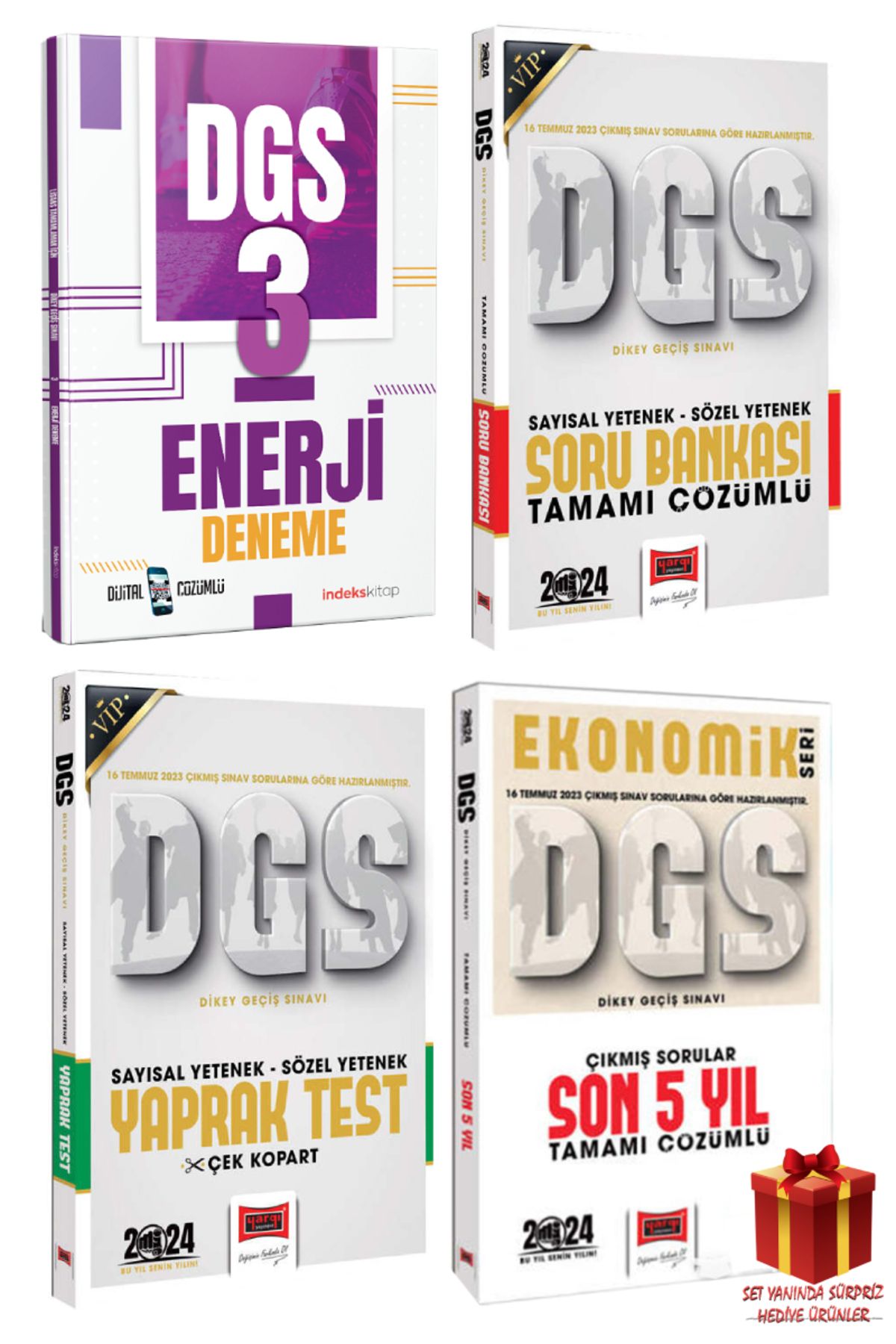 İndeks Akademi 2025 İndeks Akademi DGS Deneme+Yargı DGS Soru Bankası+DGS Yaprak Test+DGS Son 5 Yıl+Hediye