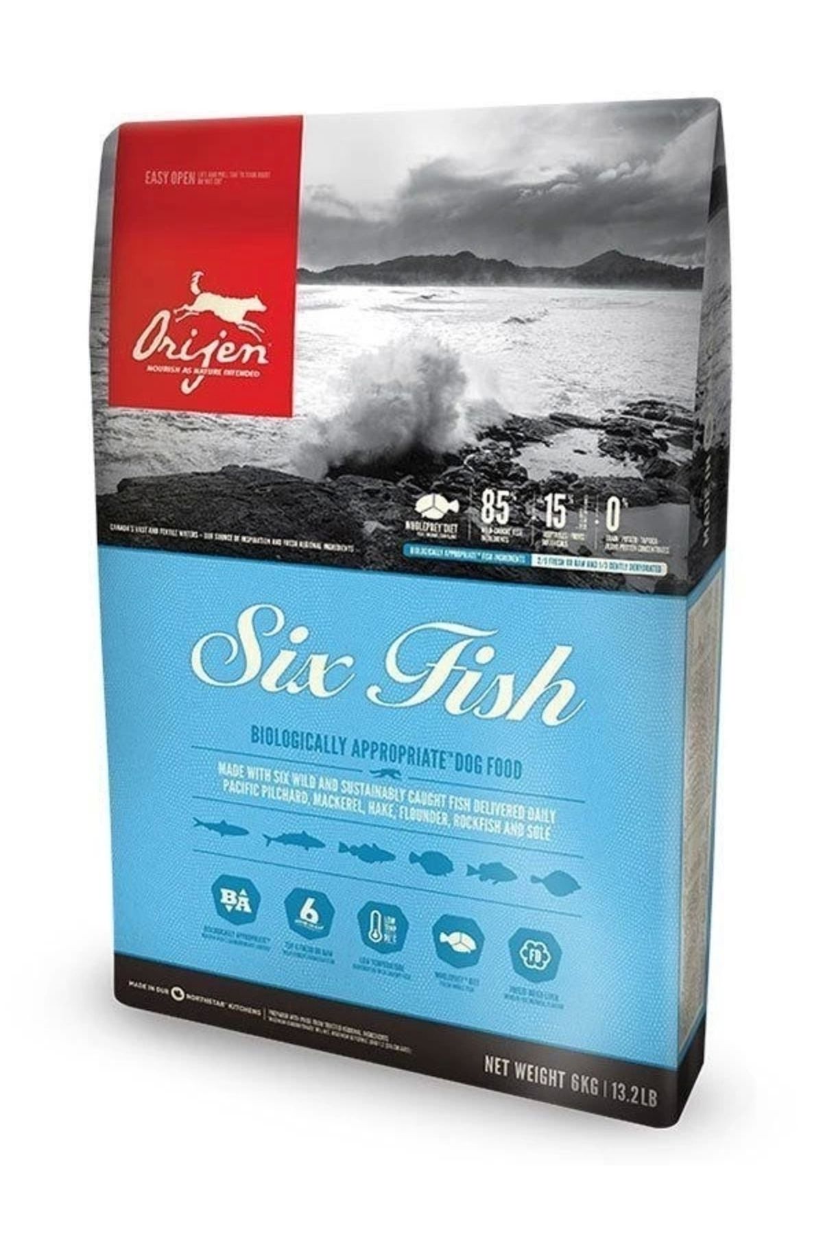 No8 Home Orijen Six Fish Tahılsız Balık Yavru ve Yetişkin Köpek Maması 2 Kg