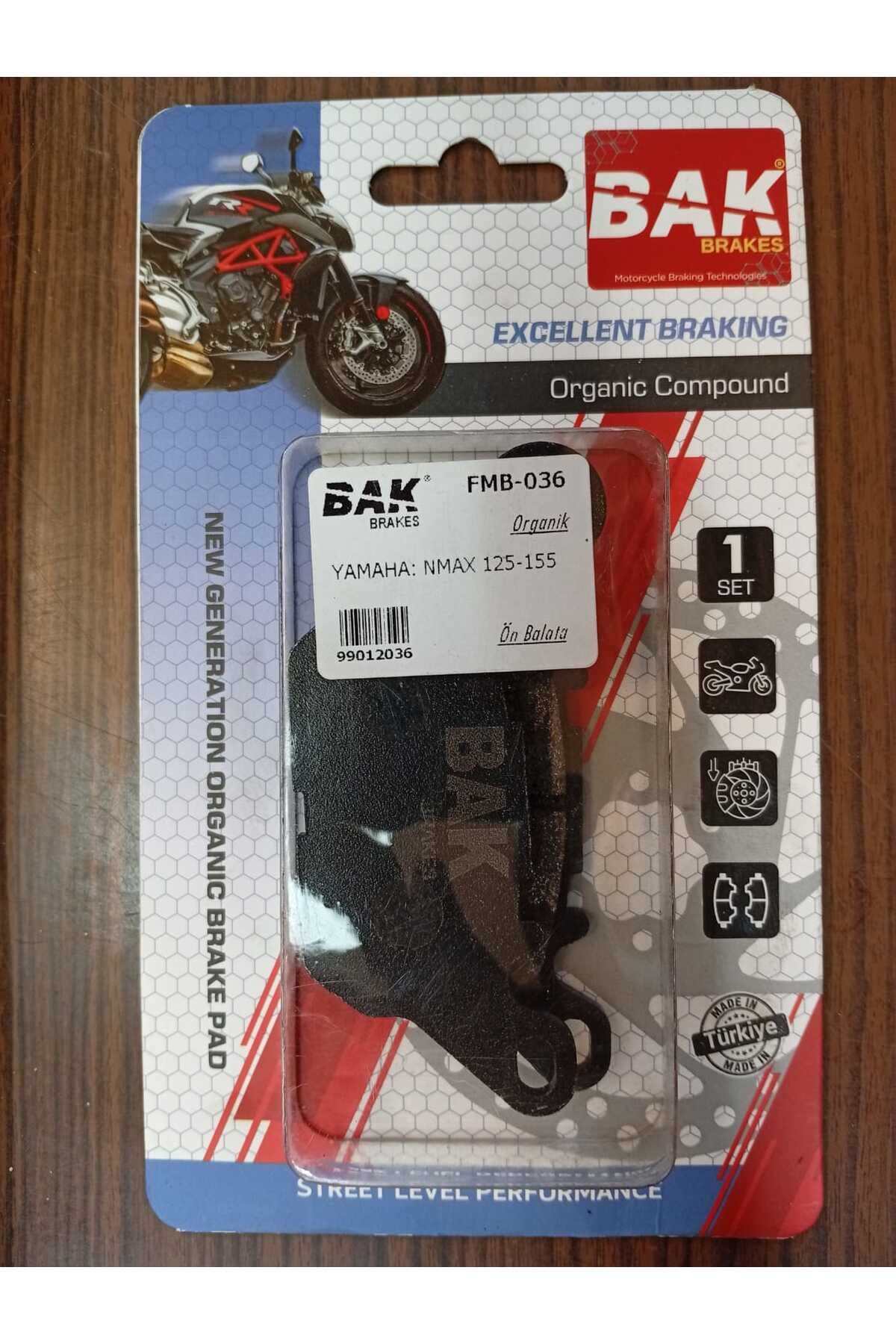BAK BRAKES Yamaha Nmax 125/155 Ön Fren Balatası