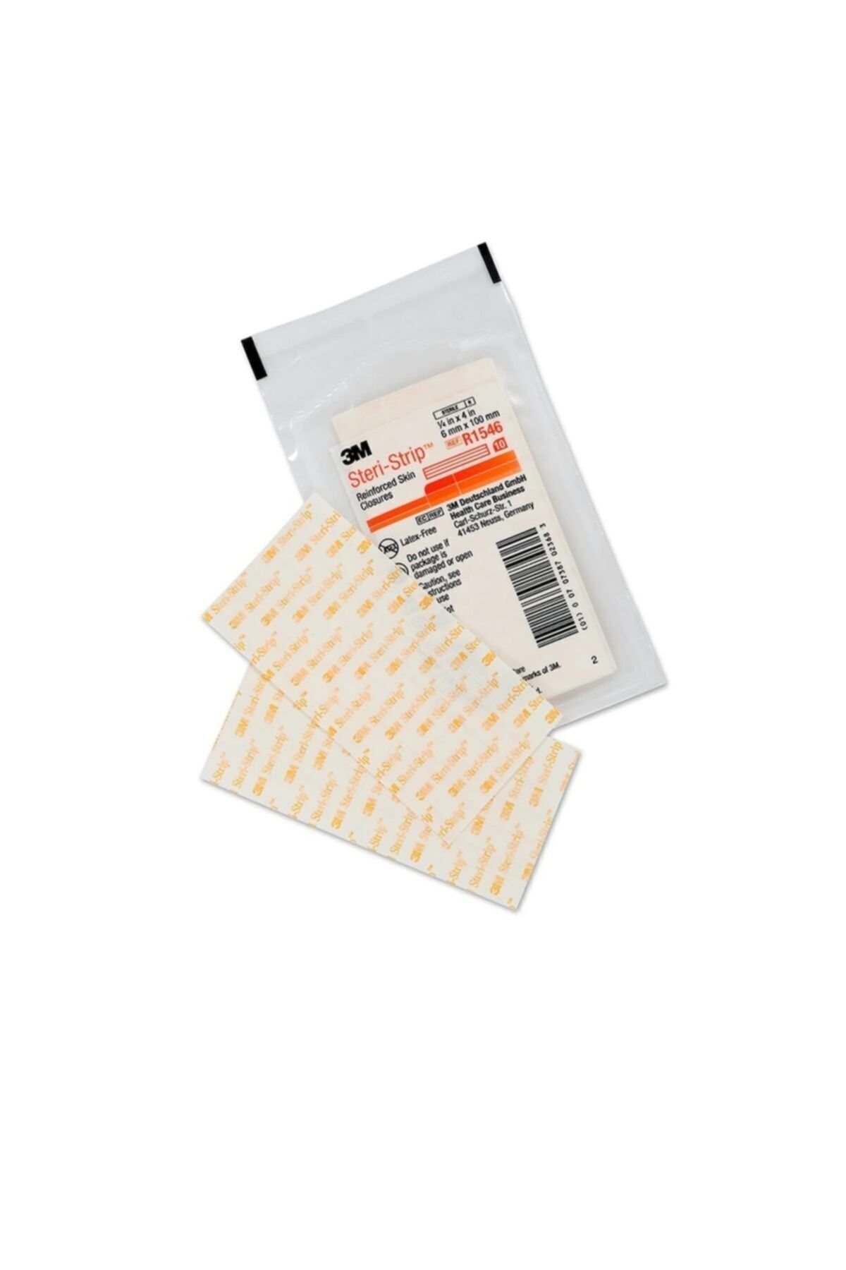 teknotrust US Steri-strip Yara Dikiş Bandı 6 Mm X 100 Mm Turuncu 1 Paket 10'lu