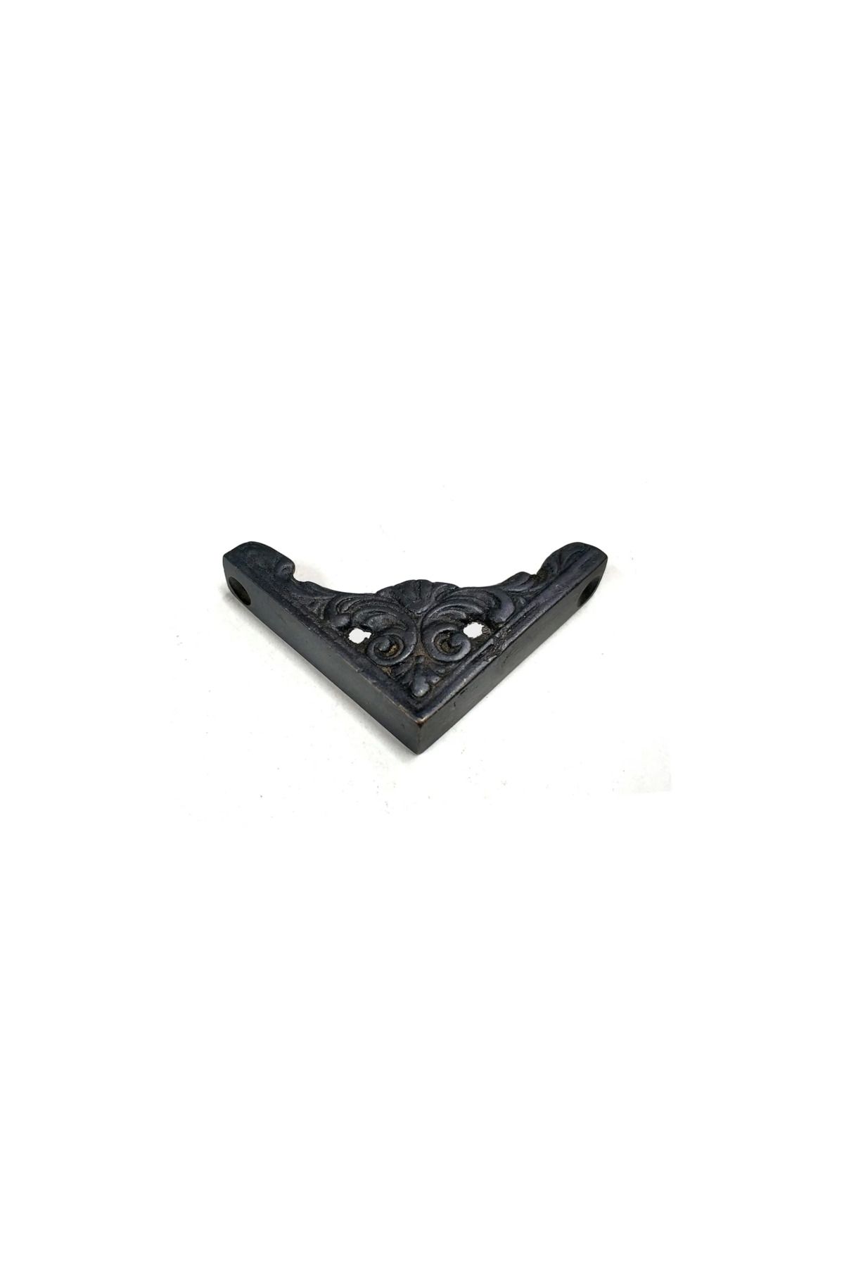 Serero Antika Tarz Dekoratif Pirinç Köşe Süsü - 58x58 Mm, Oksit