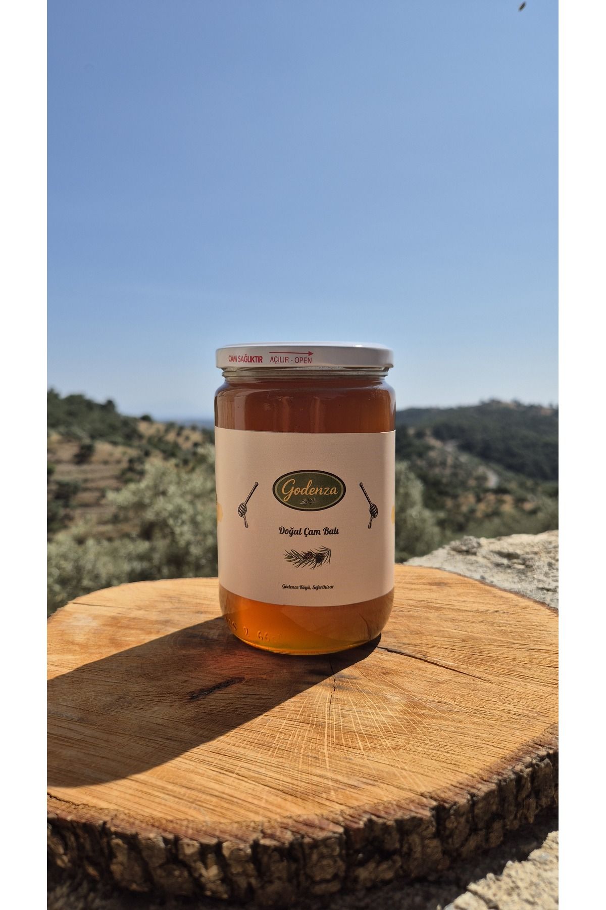 Godenza %100 Doğal Çam Balı – 850g Cam Kavanoz