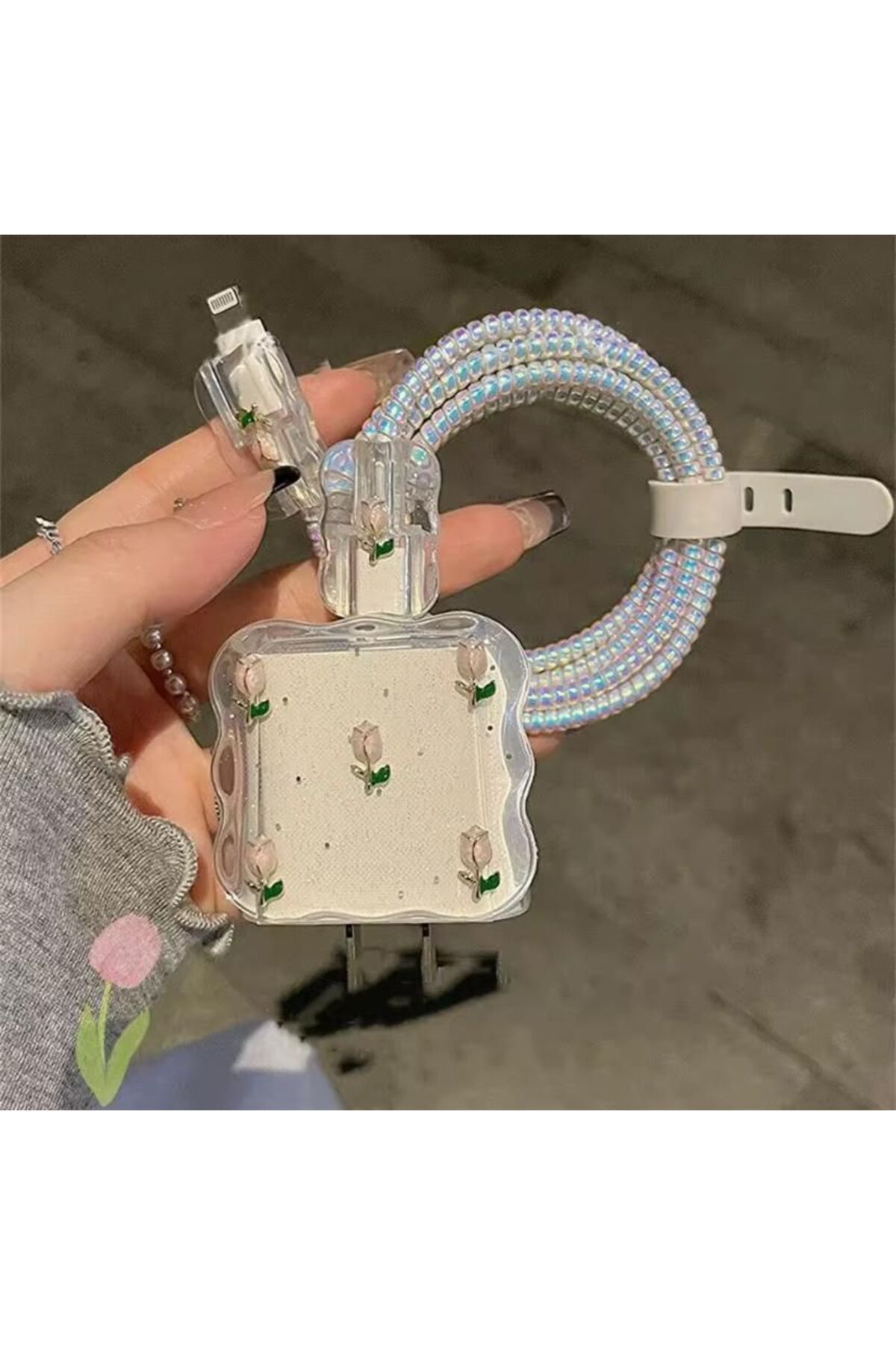 HYPERSOFT Iphone 18-20 W Yeni Nesil Şarj Cihazı Uyumlu Şarj Koruma Seti Adaptör Kılıfı