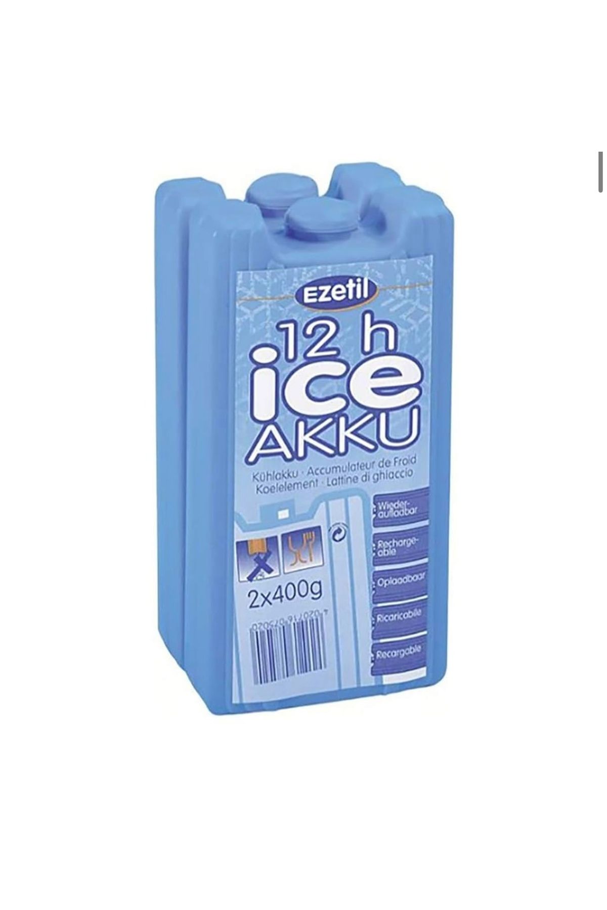 ASNEOSS Buz Aküsü Buz Kasedi Ice Box Soğuk 400Gramlık 2’li