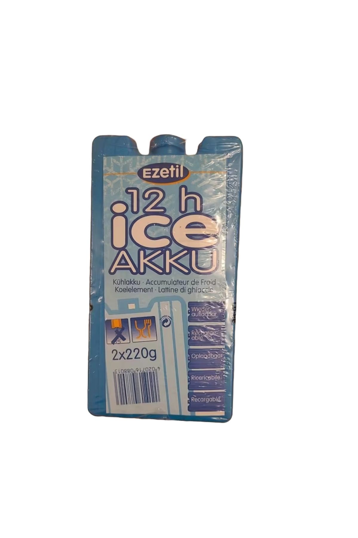 ASNEOSS Buz Aküsü Buz Kasedi Ice Box Soğuk 220Gramlık 2’li