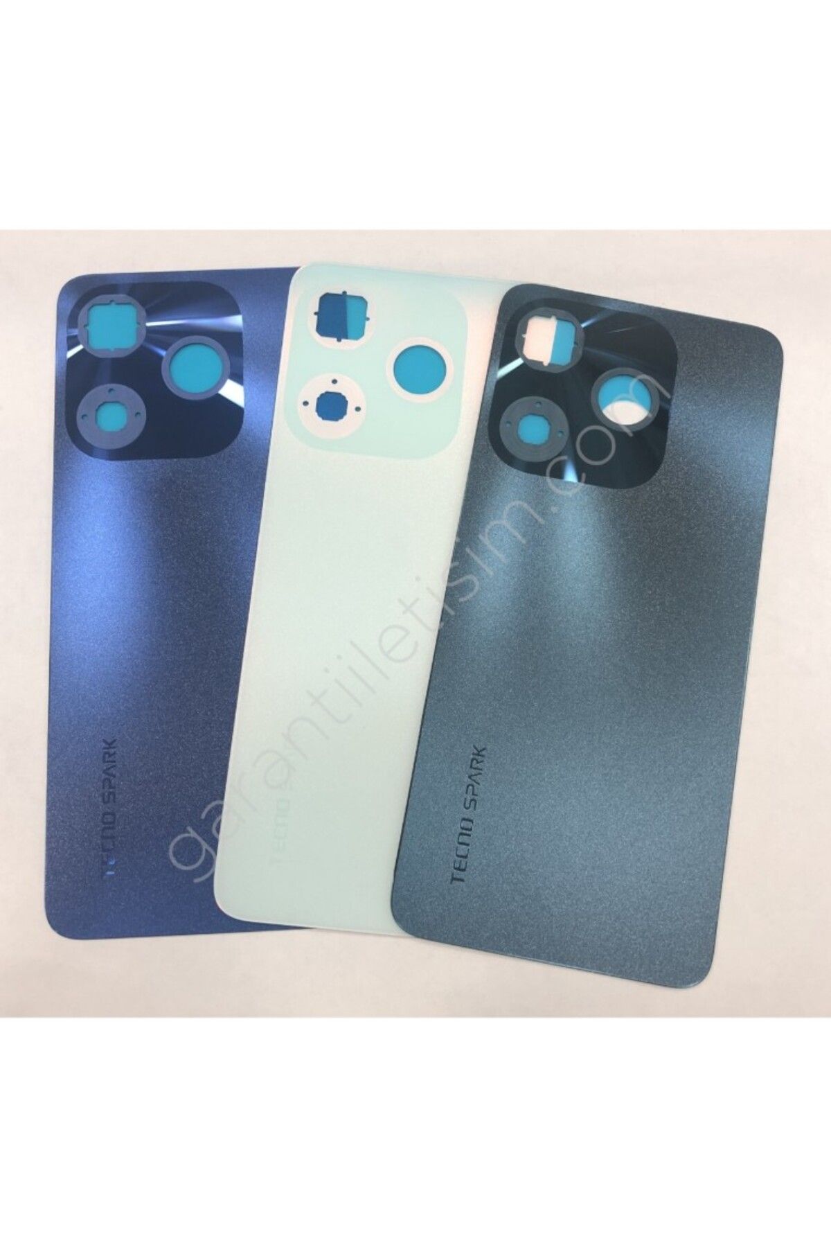 Asia Tecno Spark 10 (KI5q) Arka Kapak Pil Kapağı Siyah