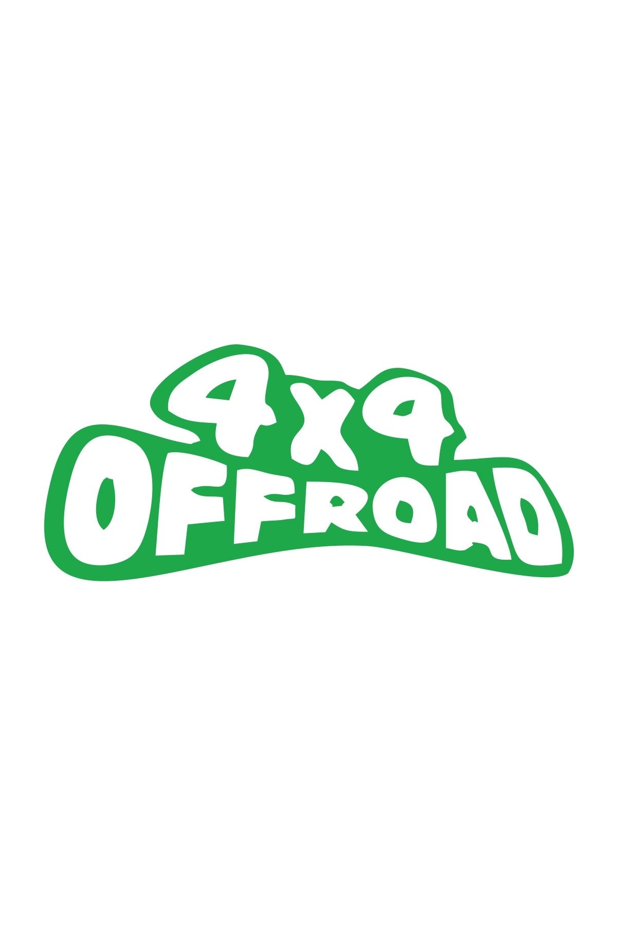 Reysa Tasarım 4x4 Off Road Sticker 17x17 Cm Yeşil