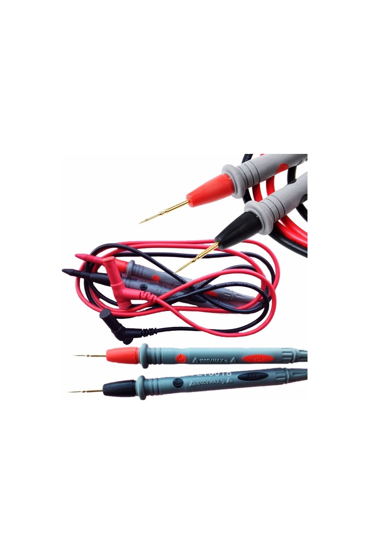 EMESZON-Measuring and control device tester cable, EMESZON®, for multimeter, clamp meter, 1m, 1000V 20A 3