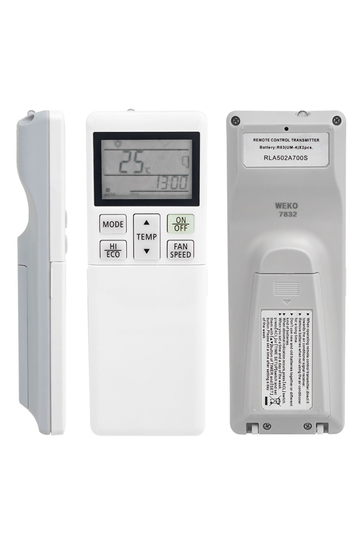 Aydoganticaret44 RLA 502A700S KLİMA KUMANDASI