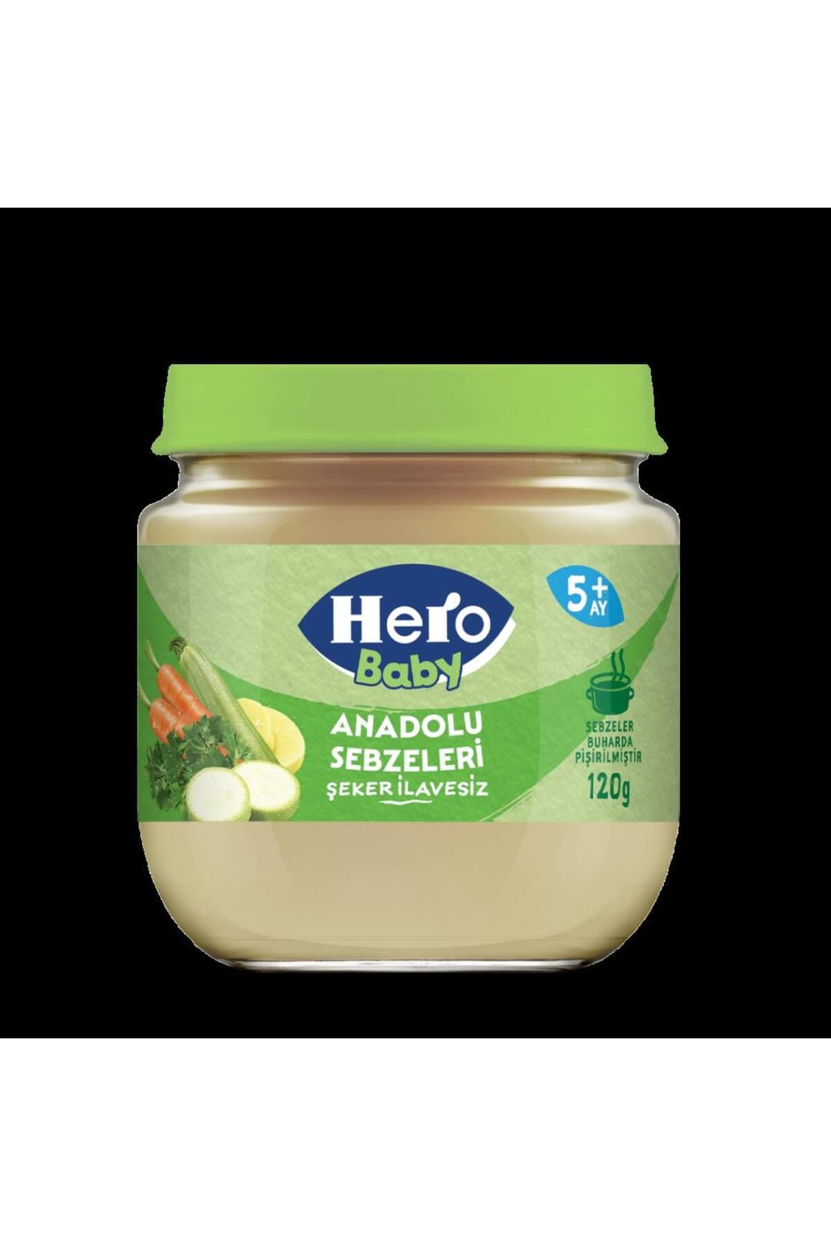 NW NessiWorld Nessiworld Hero Baby Anadolu Sebzeleri Kavanoz Mama 120 Gr