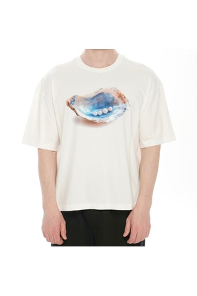 Moide %100 Pamuk Bisiklet Yaka Boxy Fit Erkek Kısa Kollu T-shirt