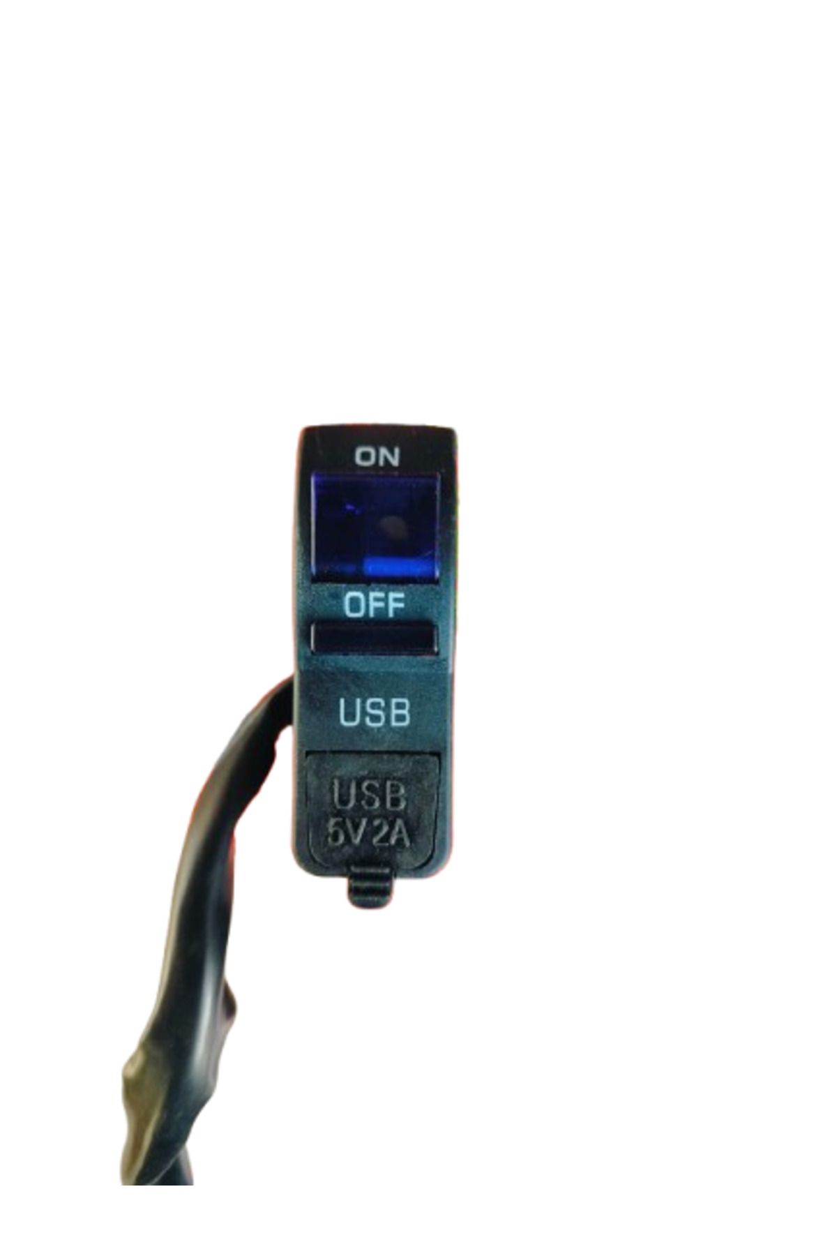 MOTOSVN Motosiklet Usb Sarj Cihazı Ve Aç Kapa Düğmesi