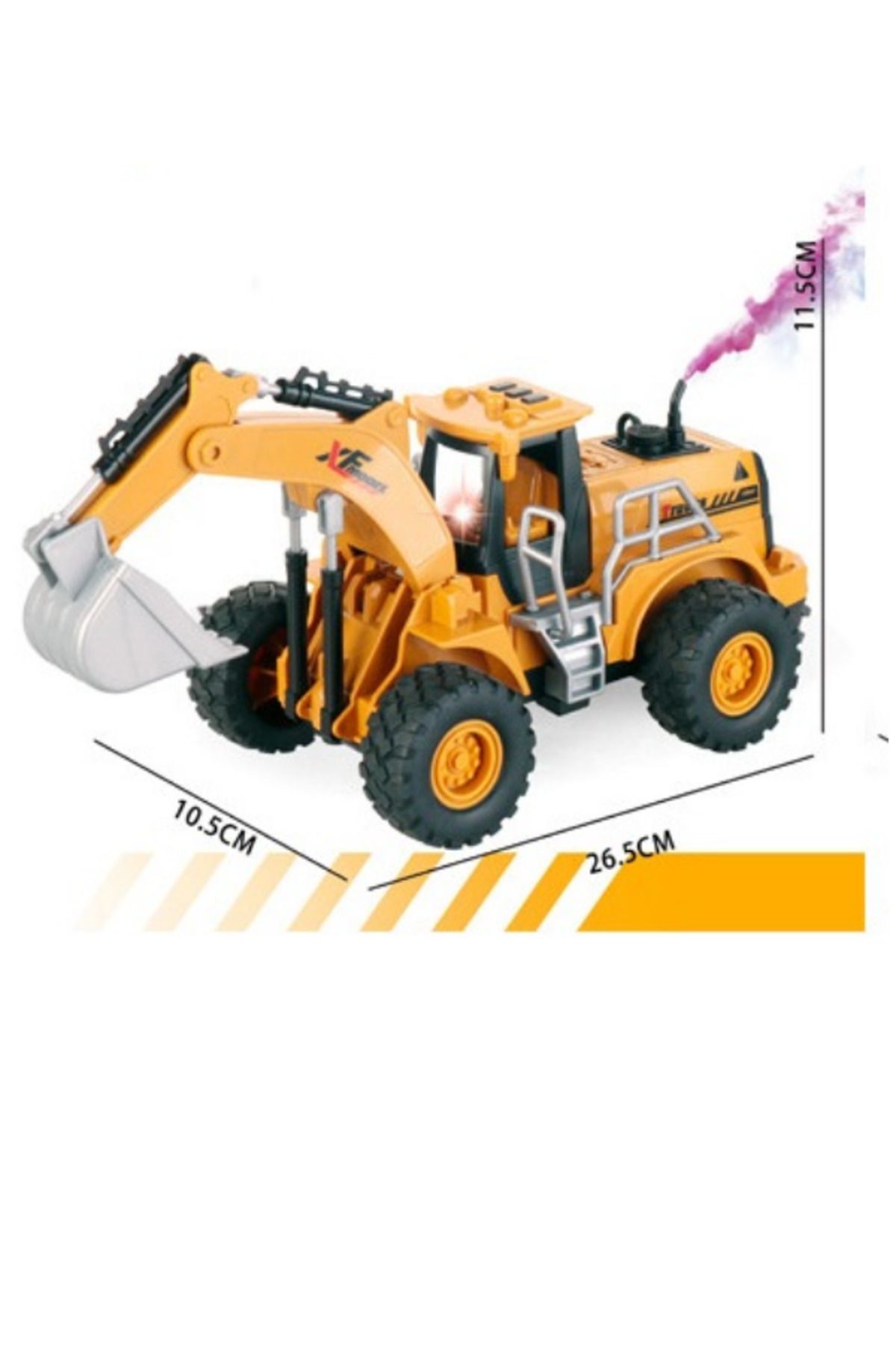 Wingzy Uzaktan Kumandalı Kepçe, Full Fonksiyon, Şarjlı, Buhar Atan, Kazıcı , Yükleyici, İş Makinesi
