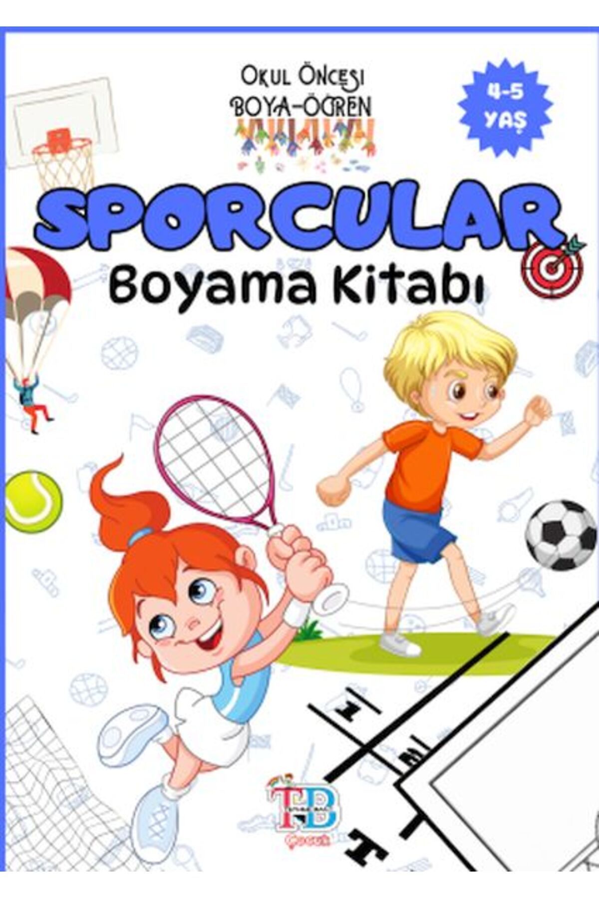 Genç Destek Sporcular Boyama Kitabı