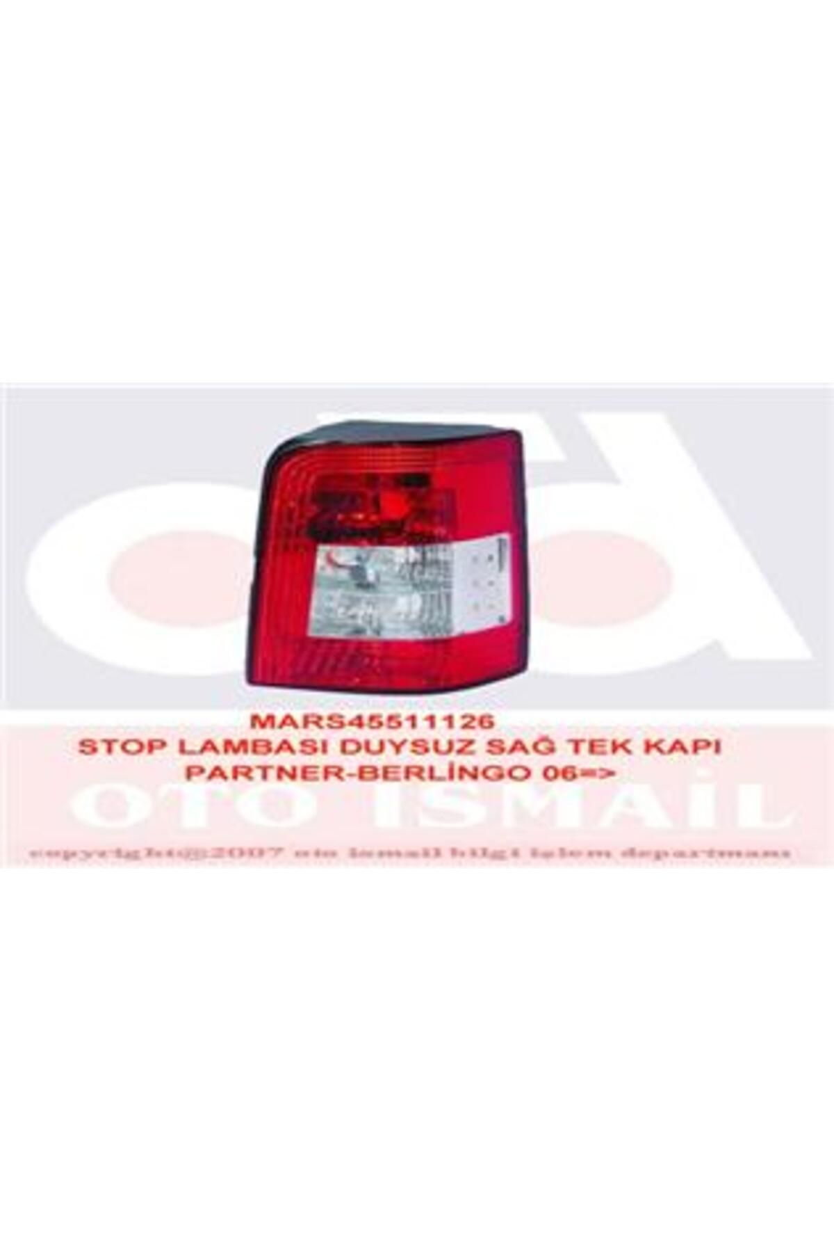 Mars STOP LAMBASI DUYSUZ SAĞ TEK KAPI PARTNER-BERLINGO 06=> 6351.CY