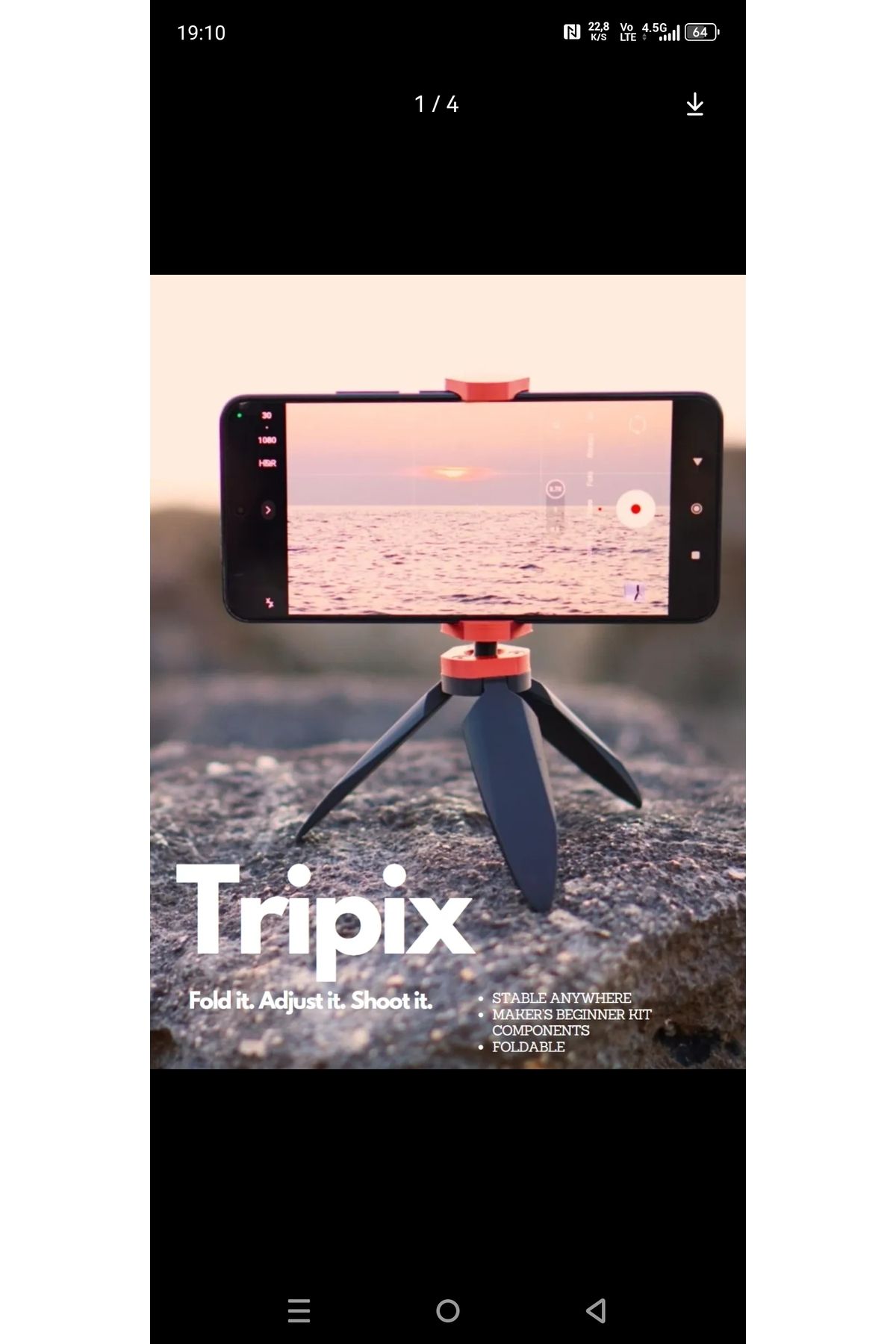 printastic Lux Eşsiz Telefon Tripot