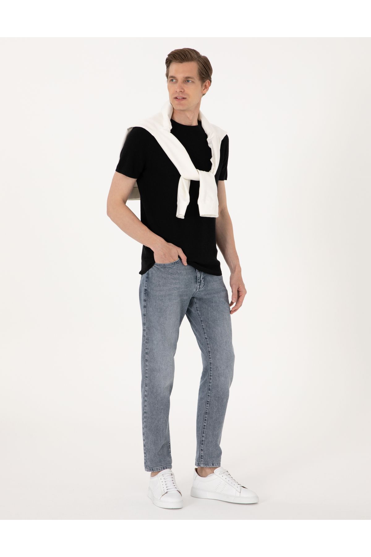 Pierre Cardin Mavi Slim Fit Jean Pantolon 50302709-VR036