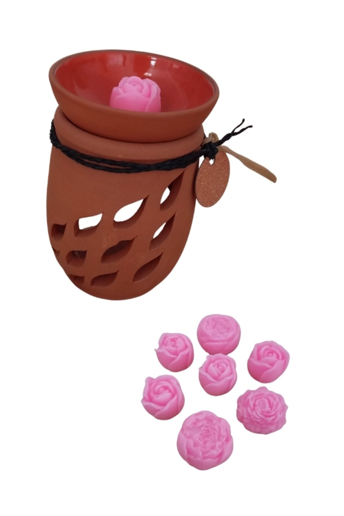 Gülşahın Tasarım Atölyesi Buhurdanlık / Kokulu mini mumlar / Tealight / Lavanta esanslı