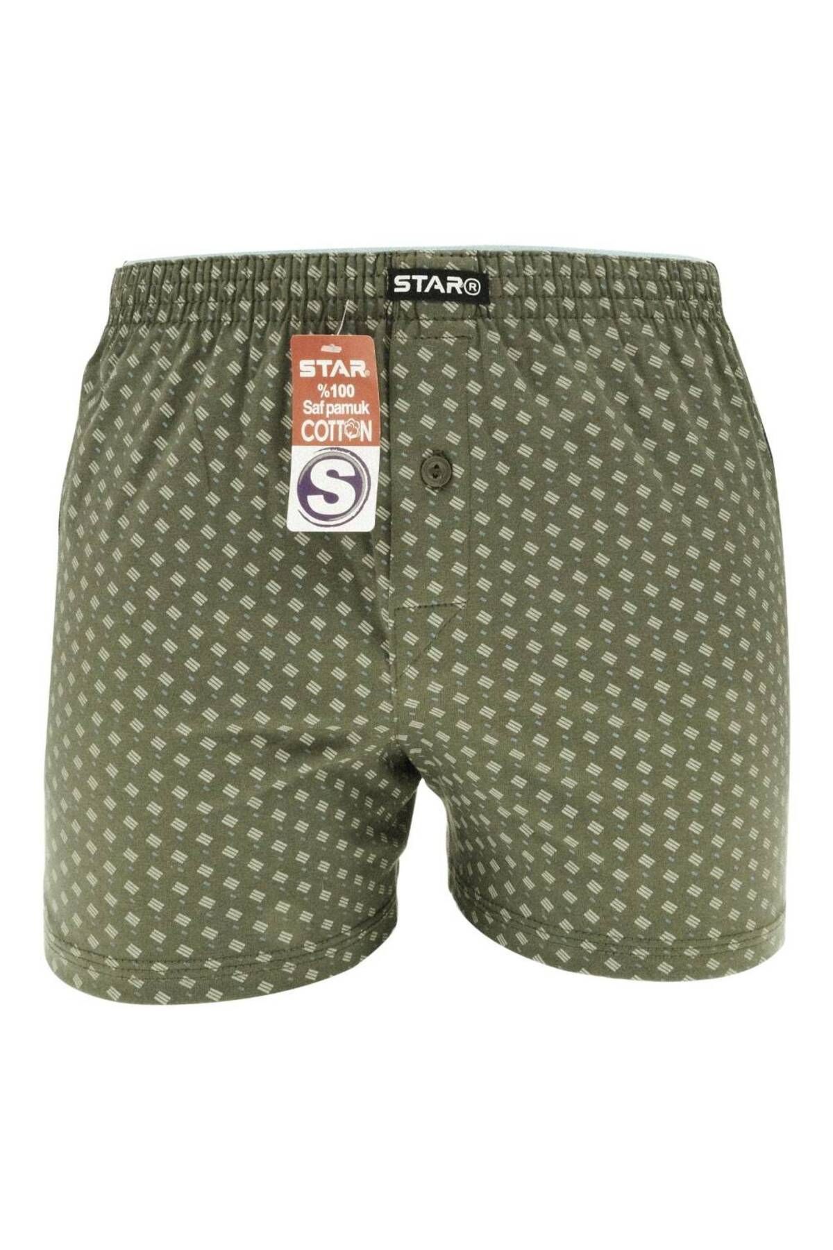 Star %100 SAF PAMUKLU RAHAT KALIP DESENLİ HAVLU BEL BOXER