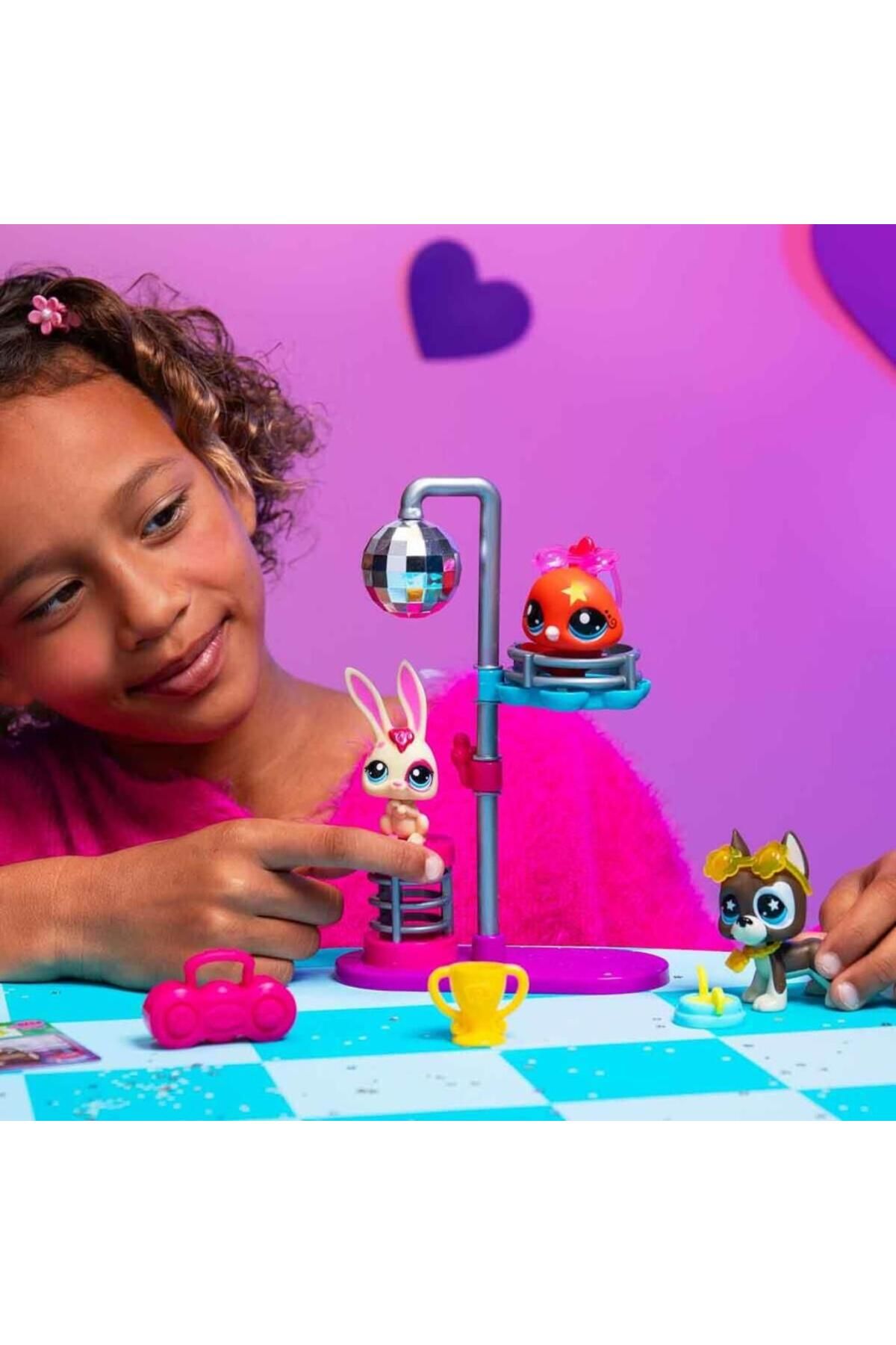 NW NessiWorld Nessiworld 6377 SUN- LİTTLEST PETSHOP MİNİŞLER DISCO NİGHT OYUN SETİ