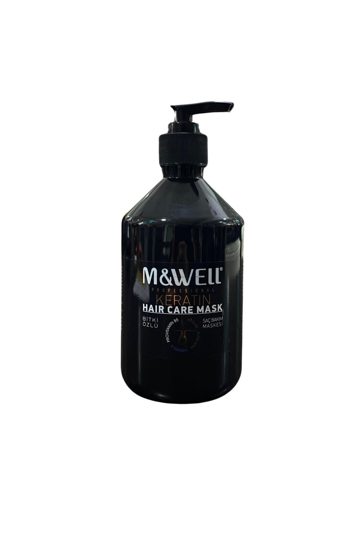 M&Well Argan Keratin Ve Bitki Özlü Saç Bakım Maskesi 500 ml