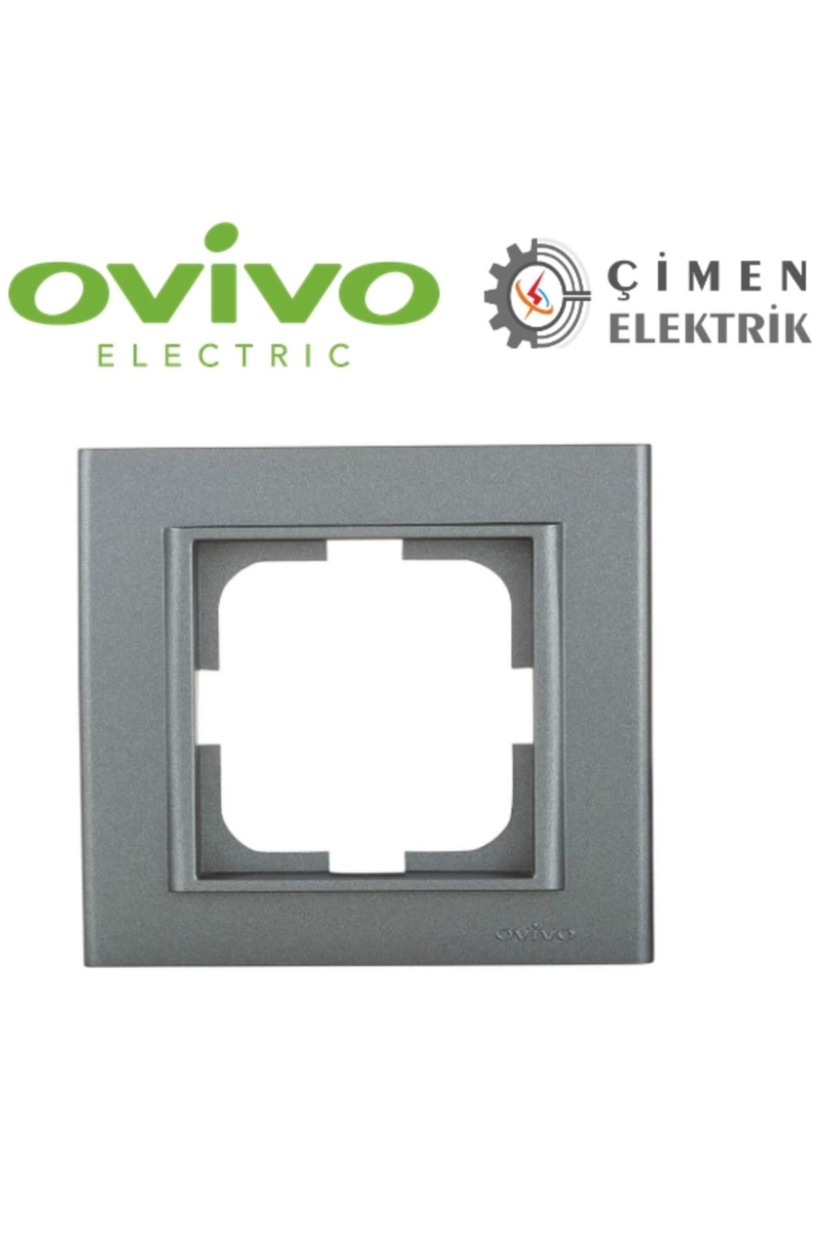 AC BOX-Smoked single frame - compatible frame for socket and switch 2