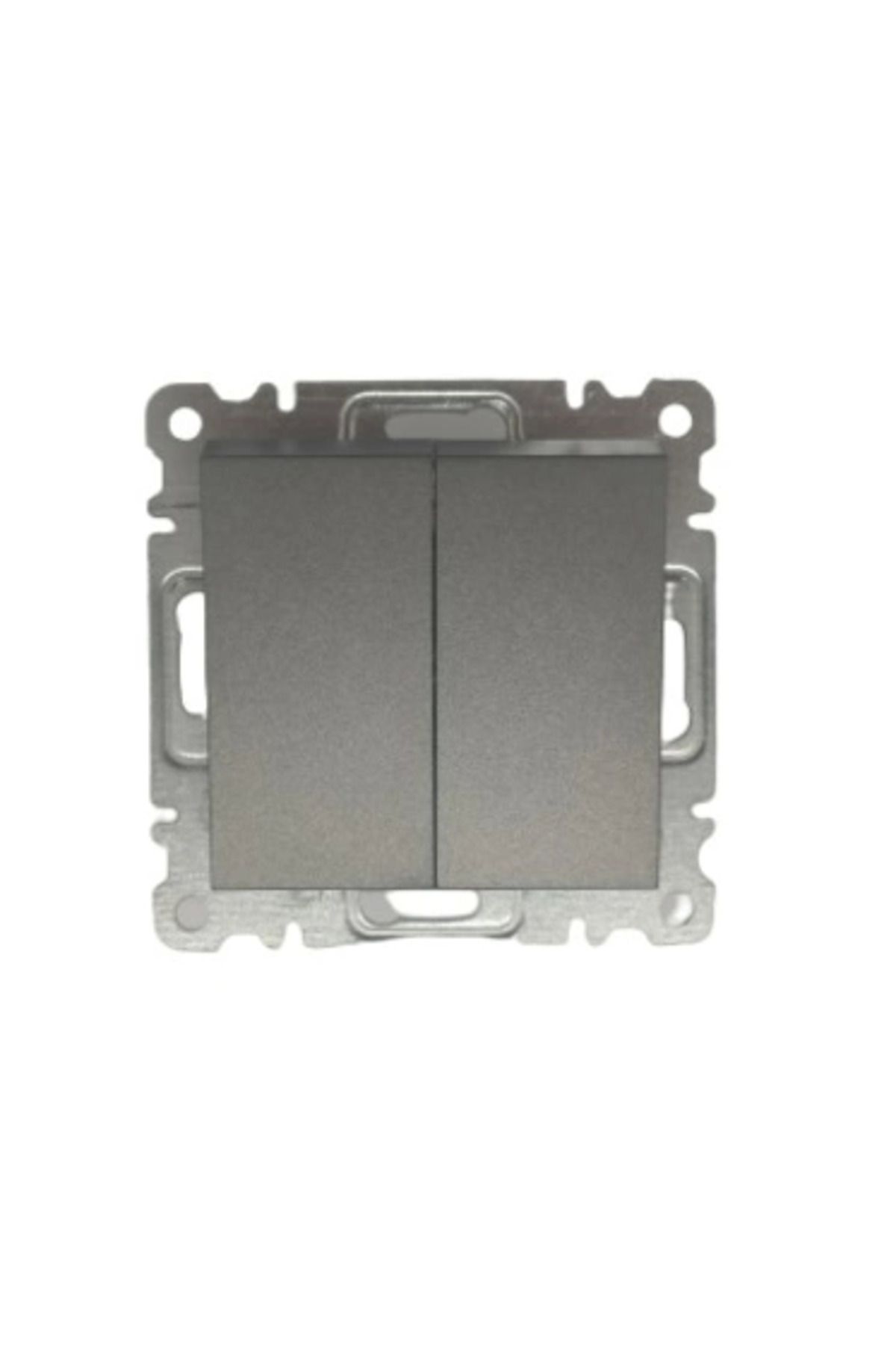 AC BOX-Smoked commutator switch frameless - compatible frame for socket and switch 2