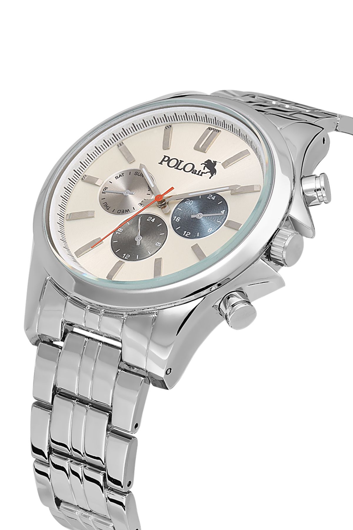 Polo Air Klasik Erkek Kol Saati Gümüş Renk PL-0997E3x