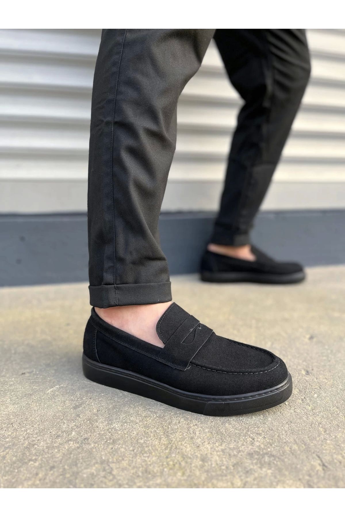 aradimtaradim JY-180-ESTILO-X-SIYAH-SUET-SST