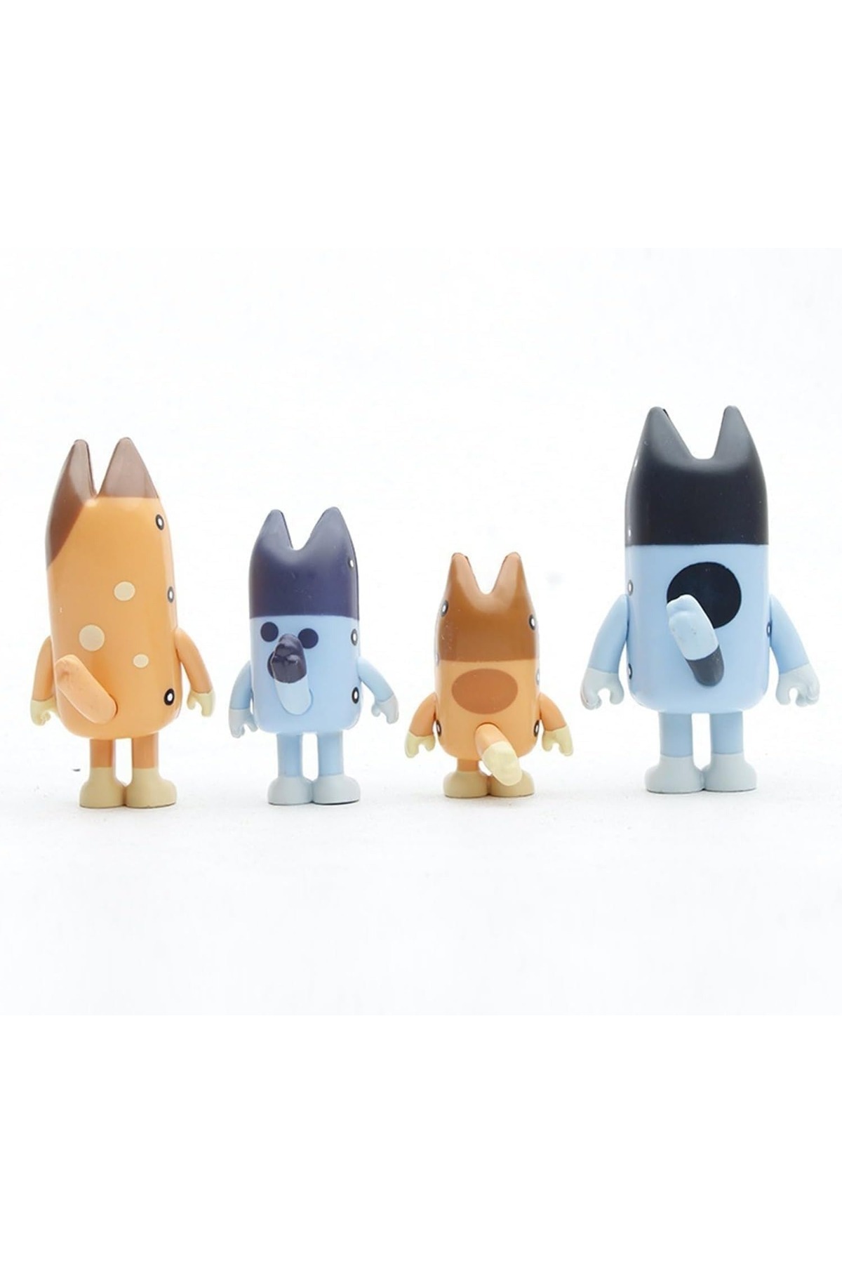 beyond basics-Bluey Family and Friends Action Figure Set, 6-8 cm, 8-Pack Collection with Friends. 6