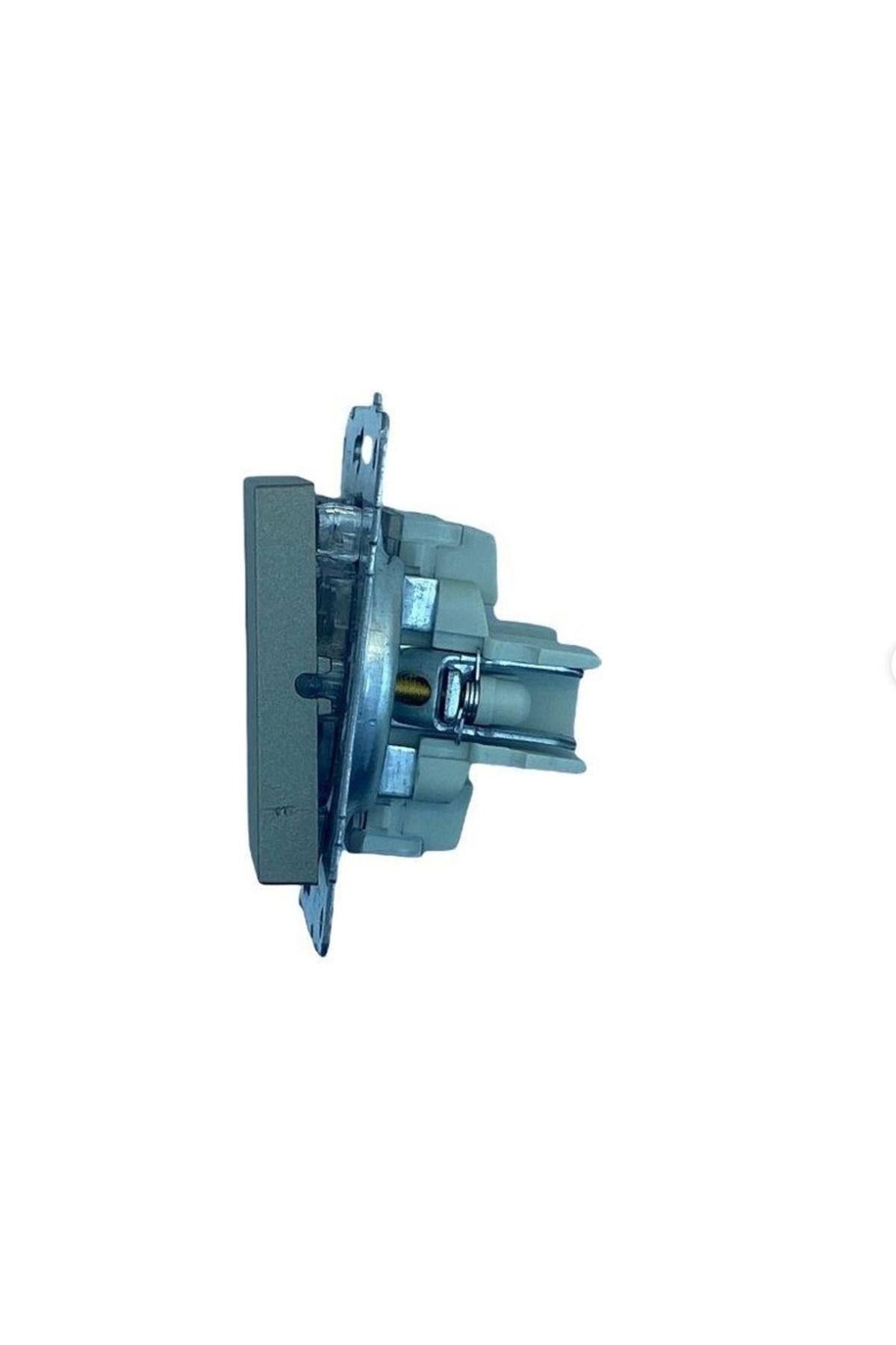 AC BOX-Anthracite triple switch frameless grano - compatible frame for socket and switch 3