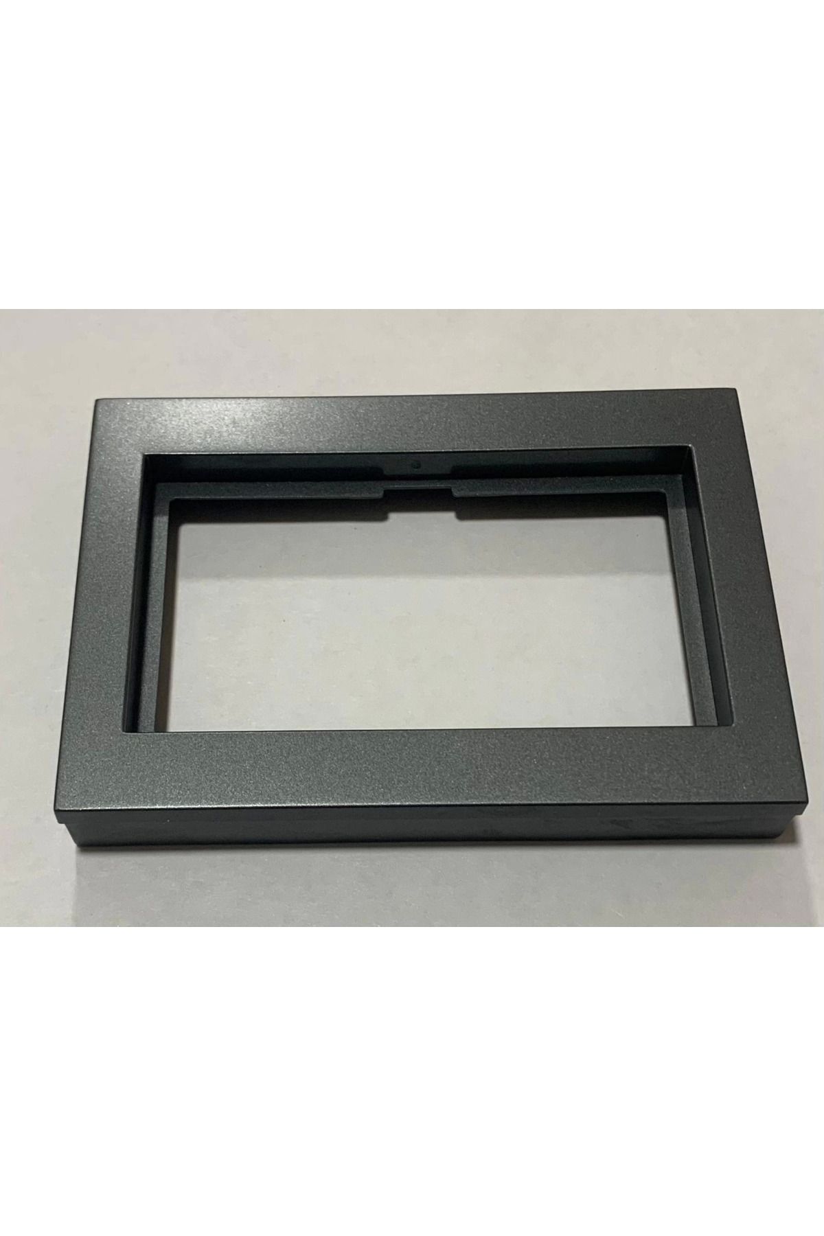 LiderGlobal-Smoked double grounded socket frame grano - compatible frame for socket and switch 2