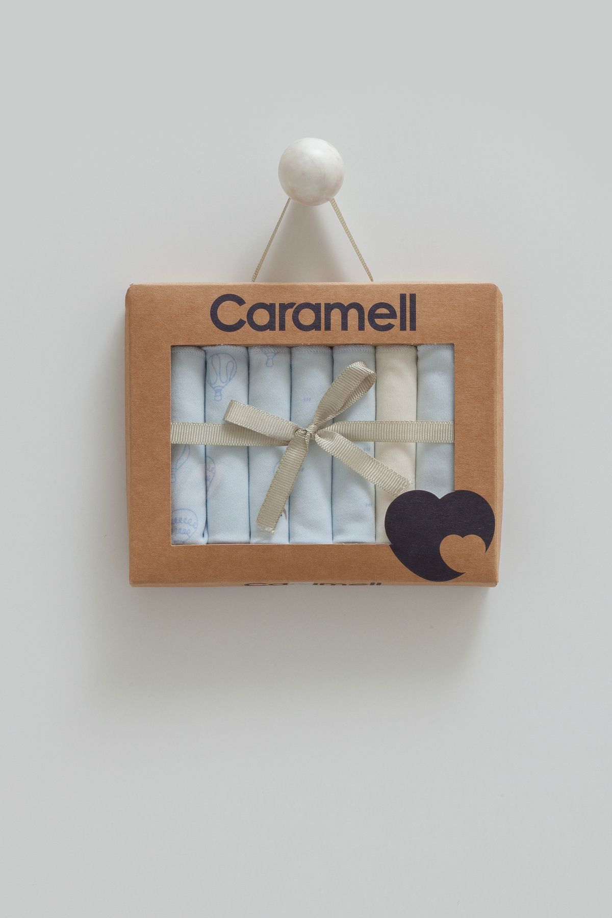 Caramell %100 Pamuk 7 ' li Ağız Mendili