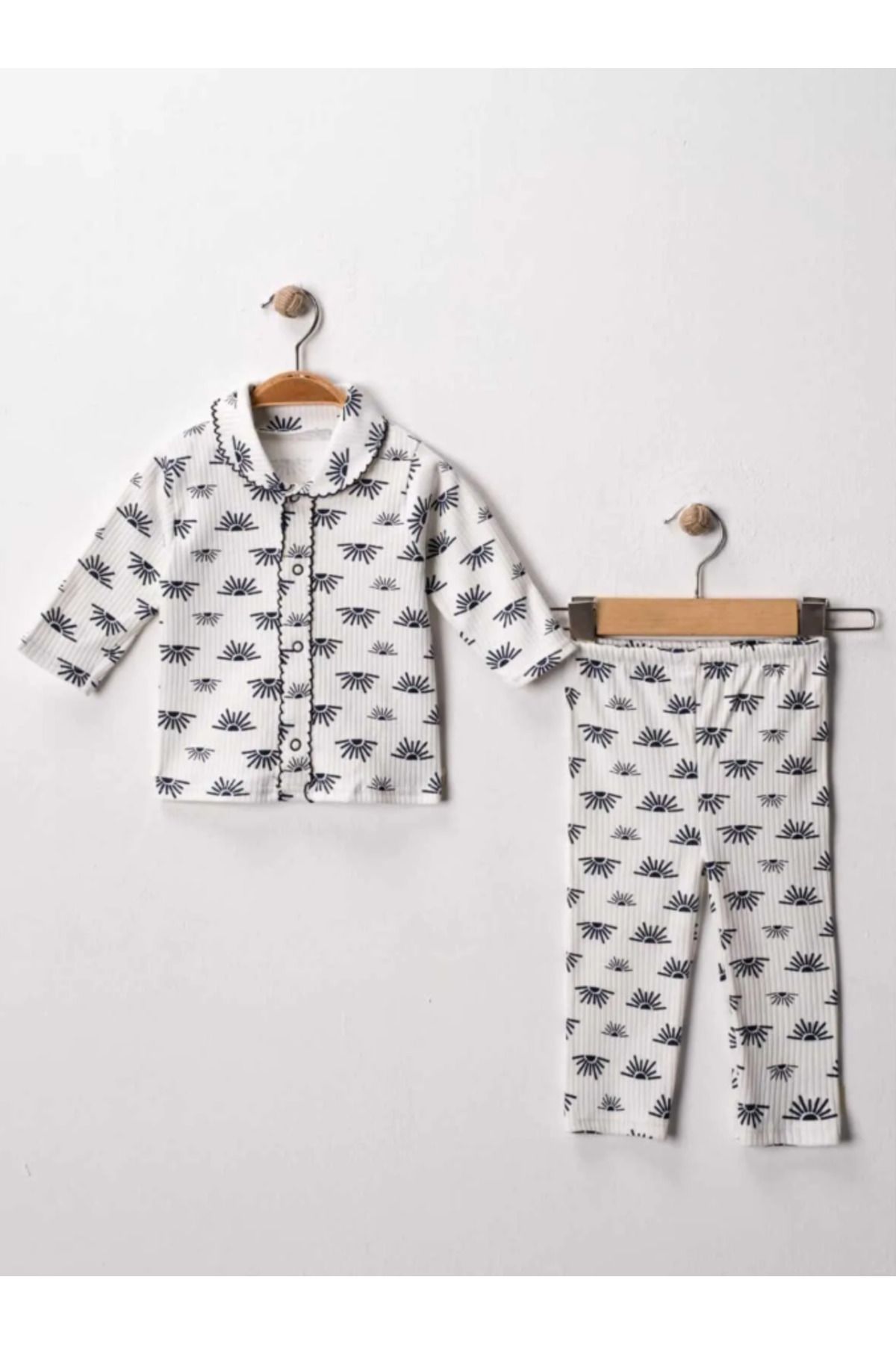 Baby Wings Güneş Baskılı Unisex Pijama Takım