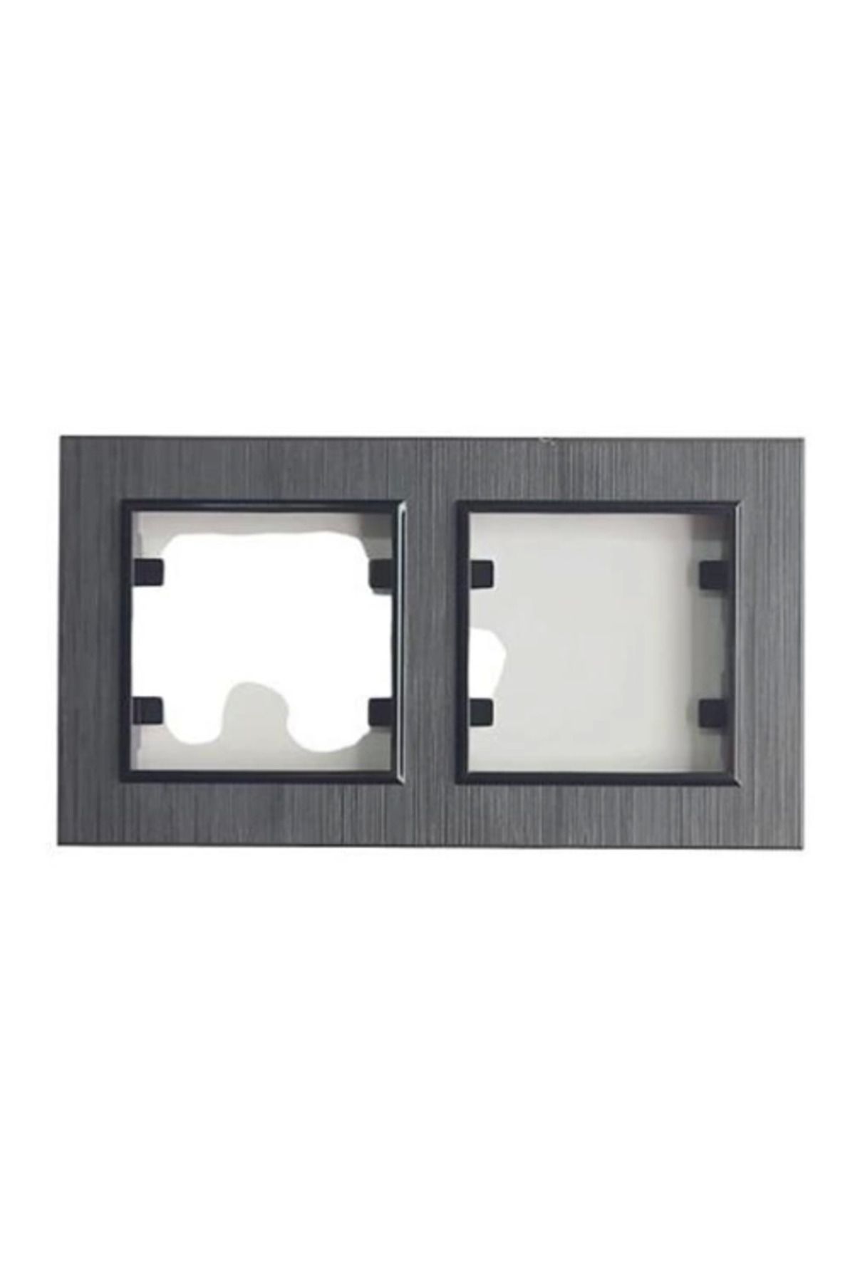 storeks-Smoked 2-piece frame - compatible frame for socket and switch 2