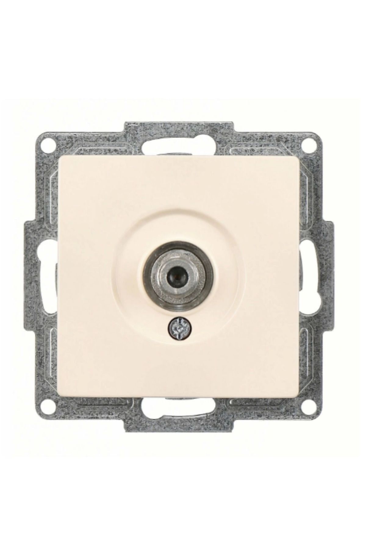 LiderGlobal-Visage cream television socket without frame with f connector - compatible frame for socket and switch 2