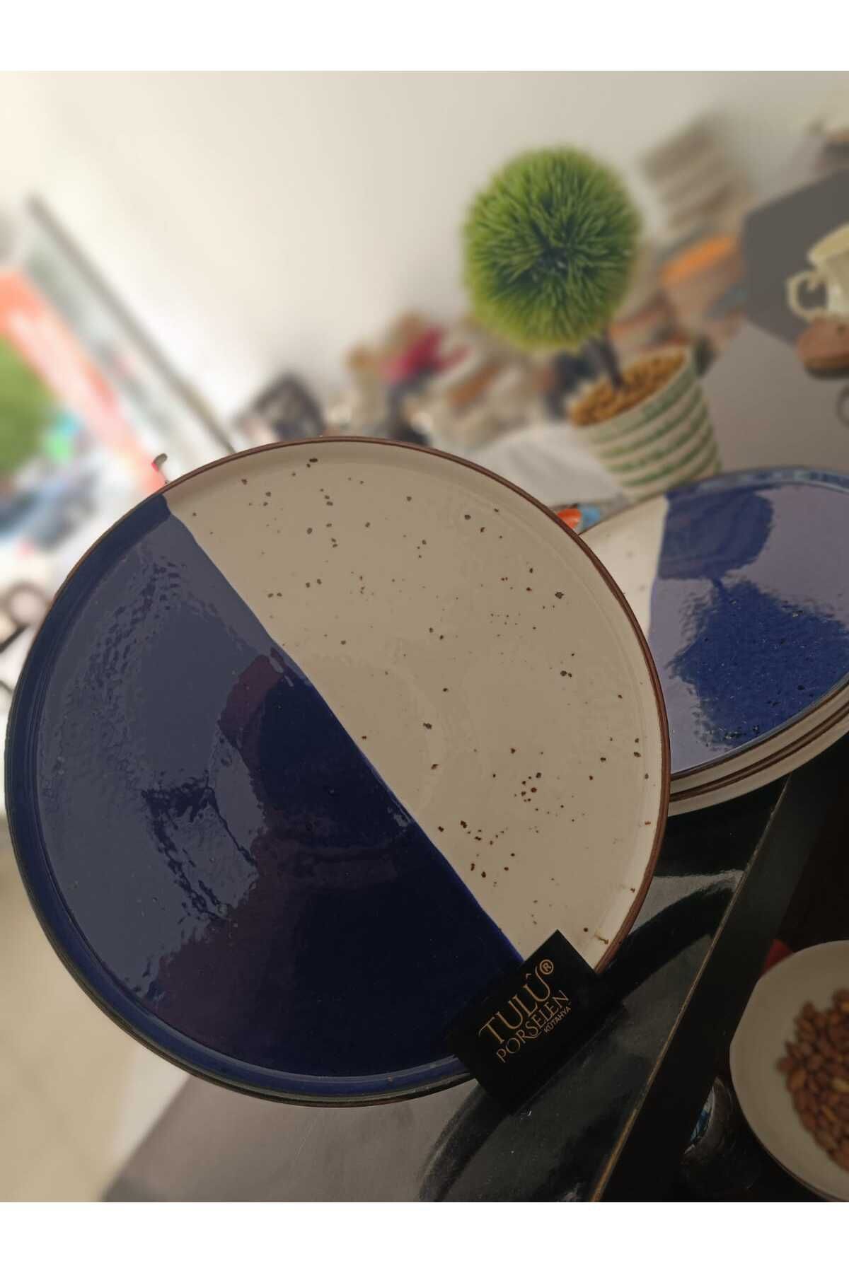 Tulü Porselen TULU PORSELEN 2 Lİ 26 CM STEP SUNUM-SERVİS TABAĞI
