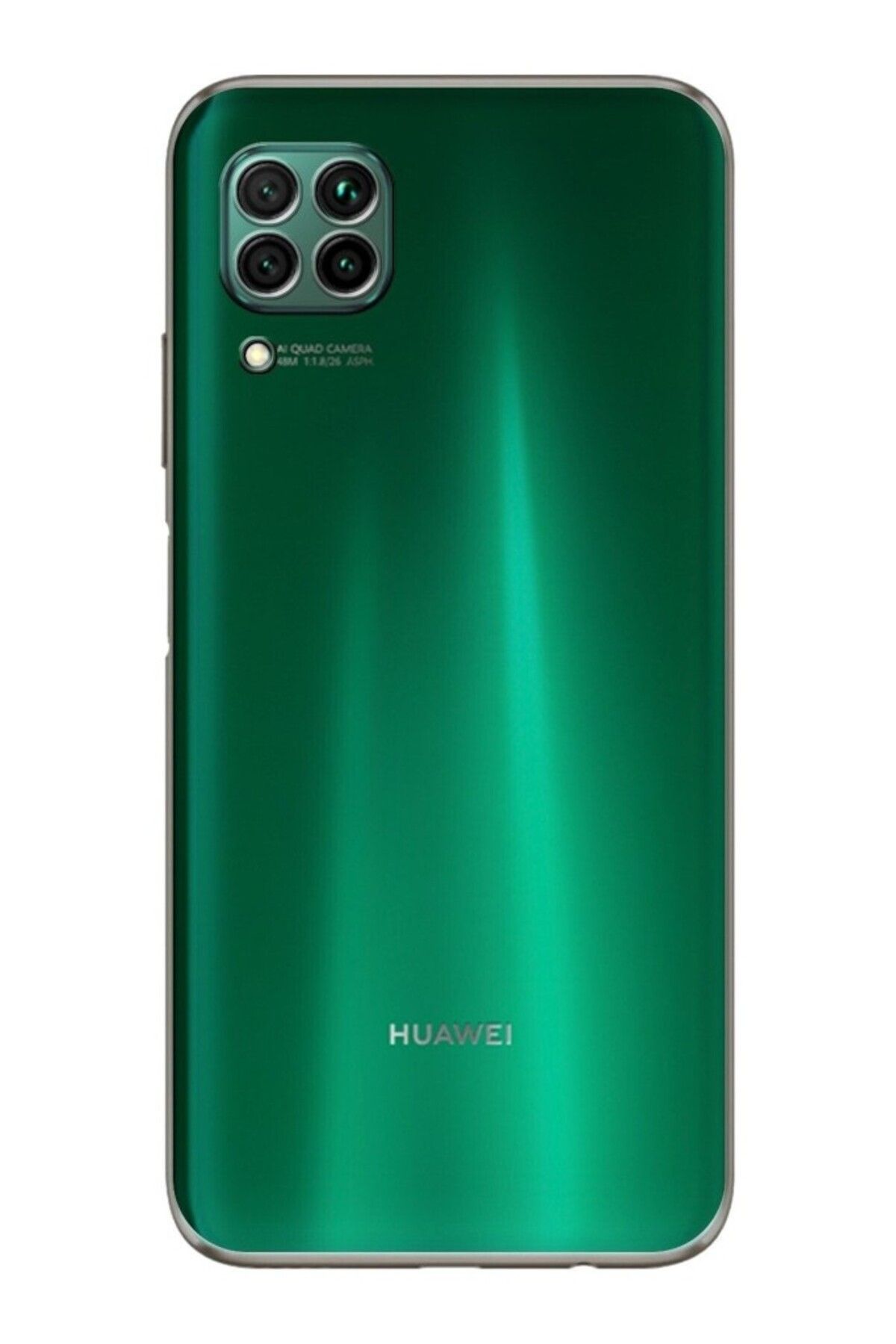 TezMax Huawei P40 Lite Uyumlu Kapak Kamera Korumalı Şarj Tıpalı Şeffaf Silikon Kılıf
